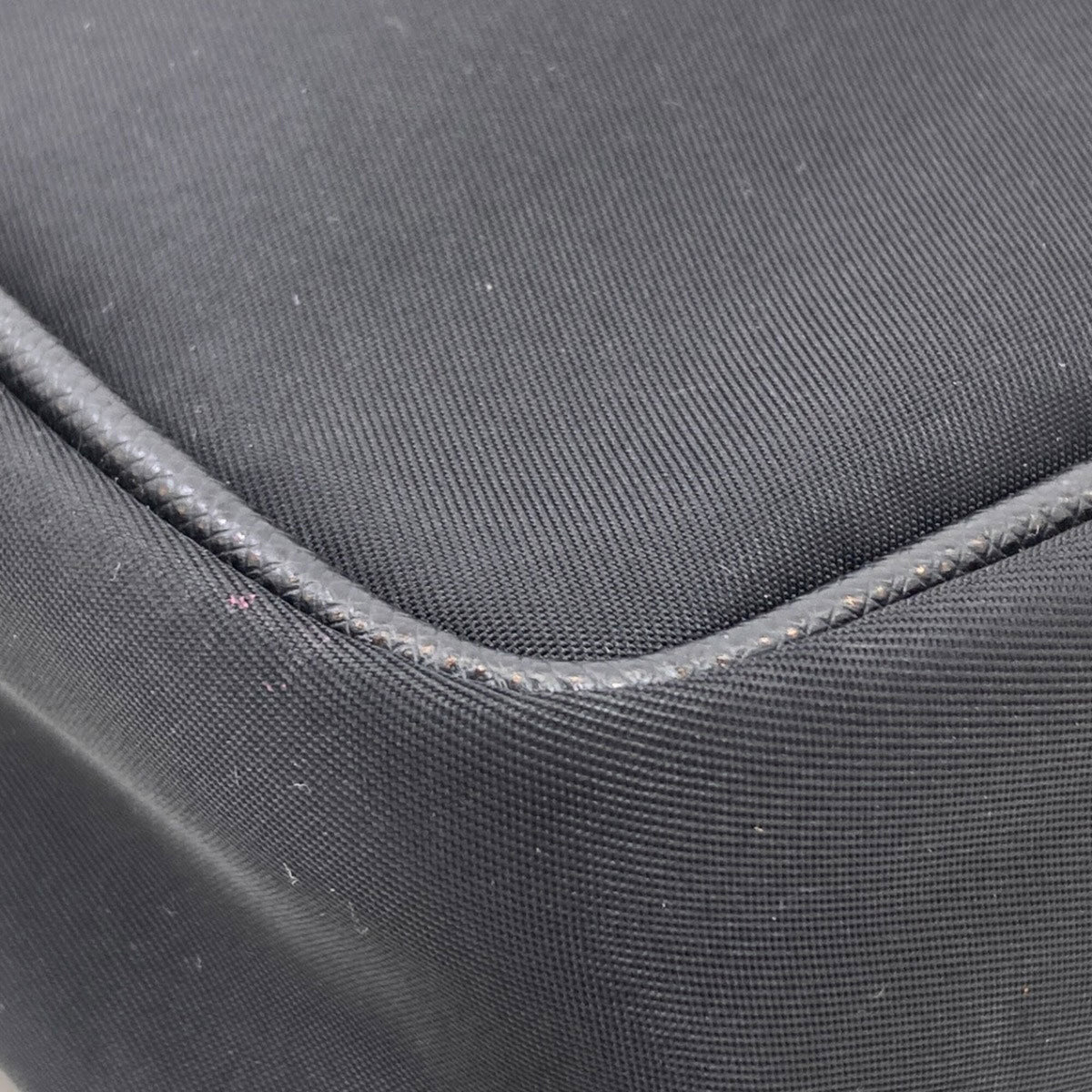 Prada Black Nylon Pouch Shoulder Bag (Pre-Owned)