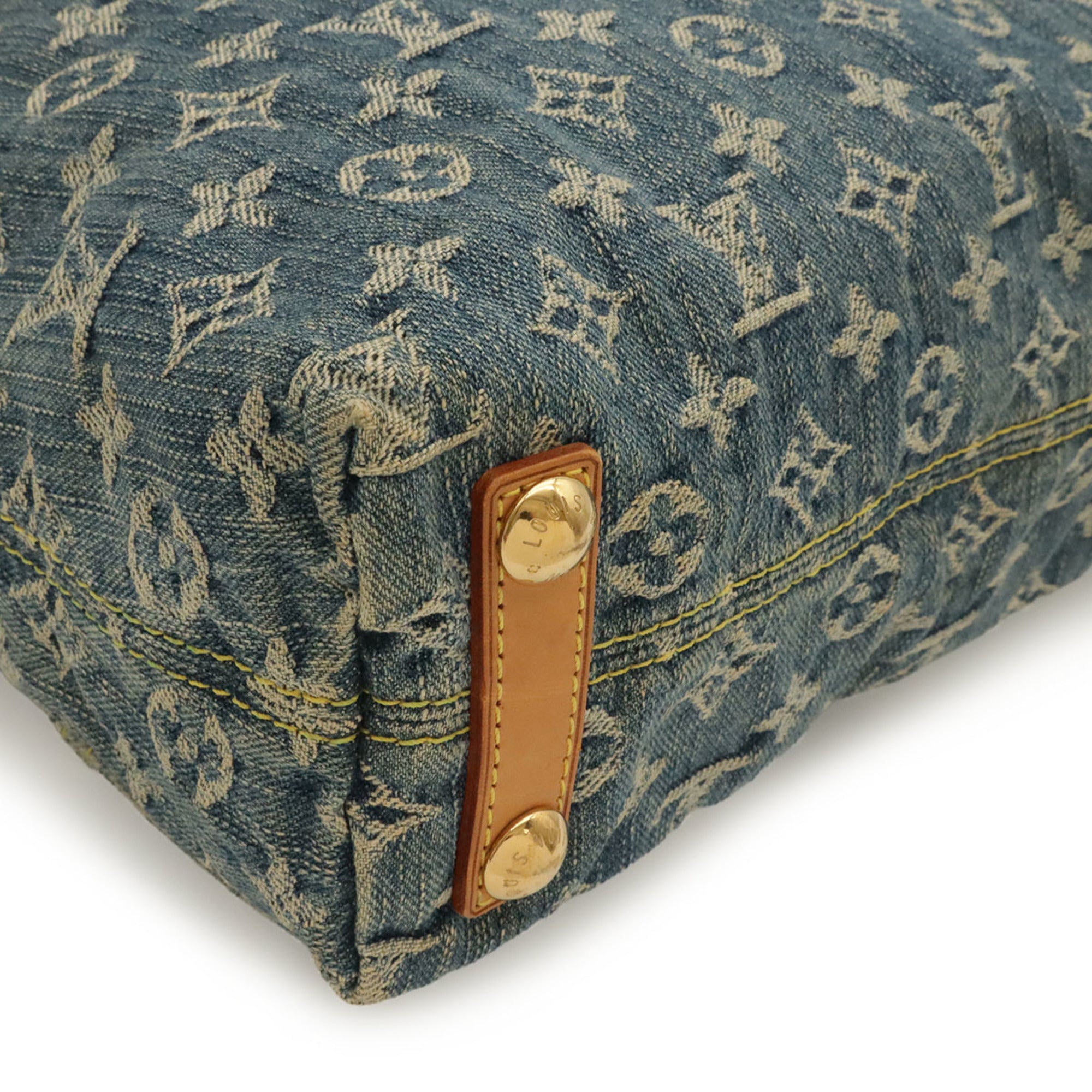Louis Vuitton Blue Monogram Monogram Denim Shoulder Bag (Pre-Owned)