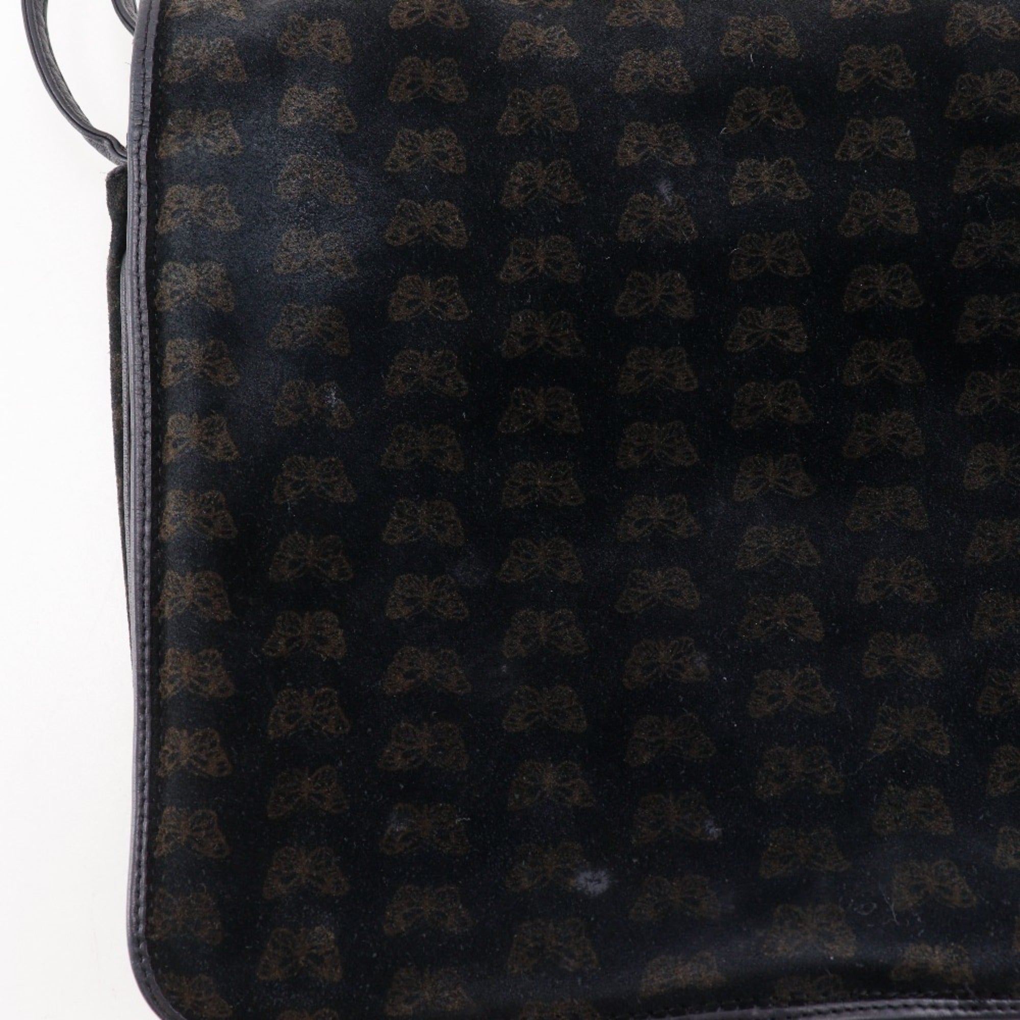 Bottega Veneta Black Suede Shoulder Bag Tote Bag (Pre-Owned)