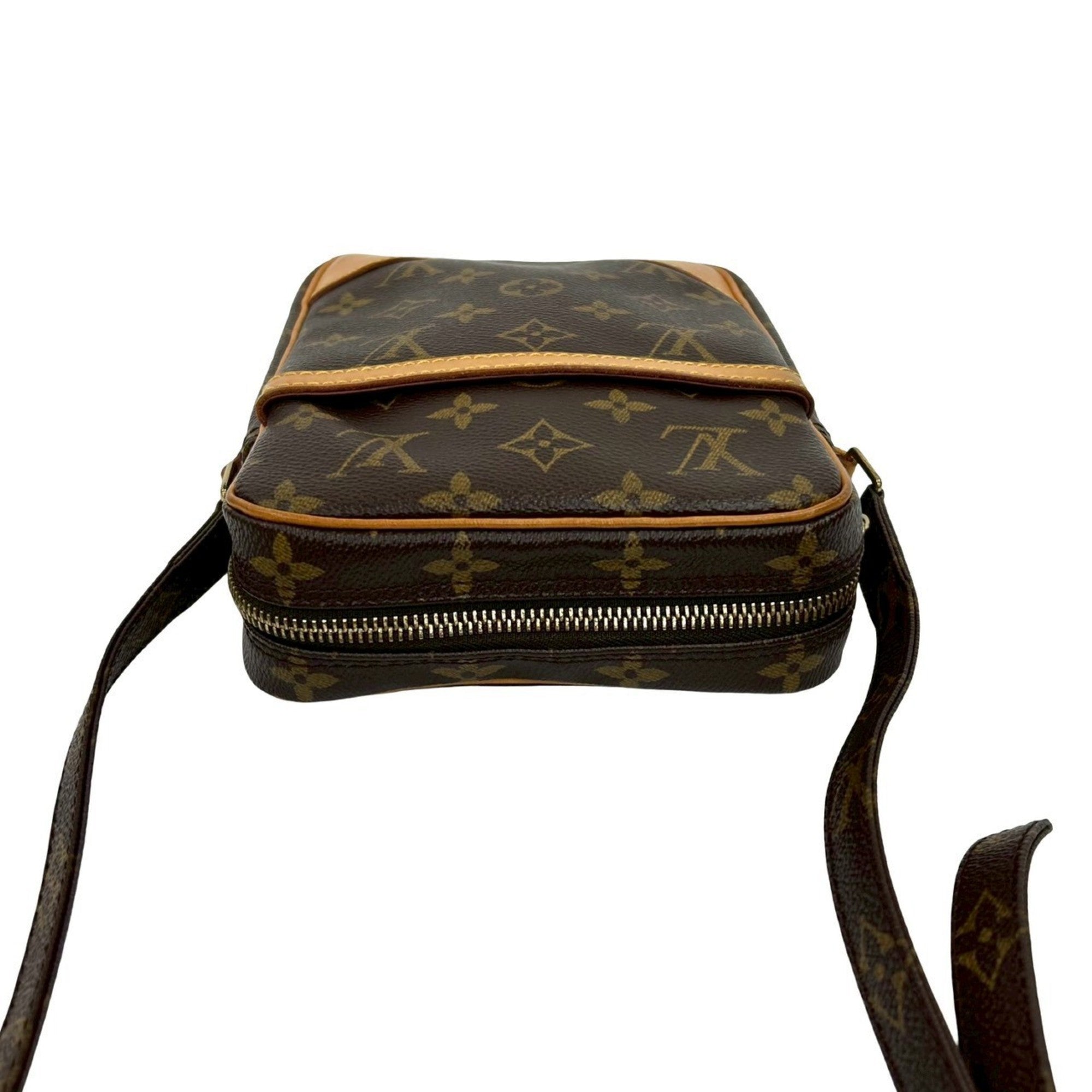 Louis Vuitton Brown Leather Pvc Pochette Shoulder Bag (Pre-Owned)