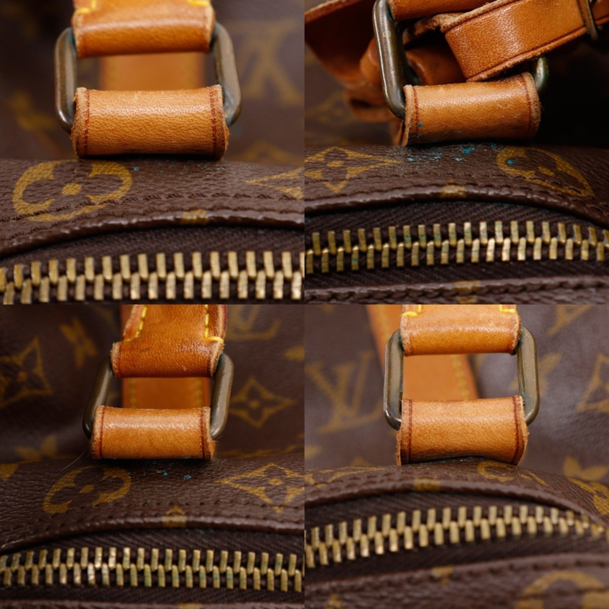Louis Vuitton Brown Monogram Canvas Boston Bag (Pre-Owned)