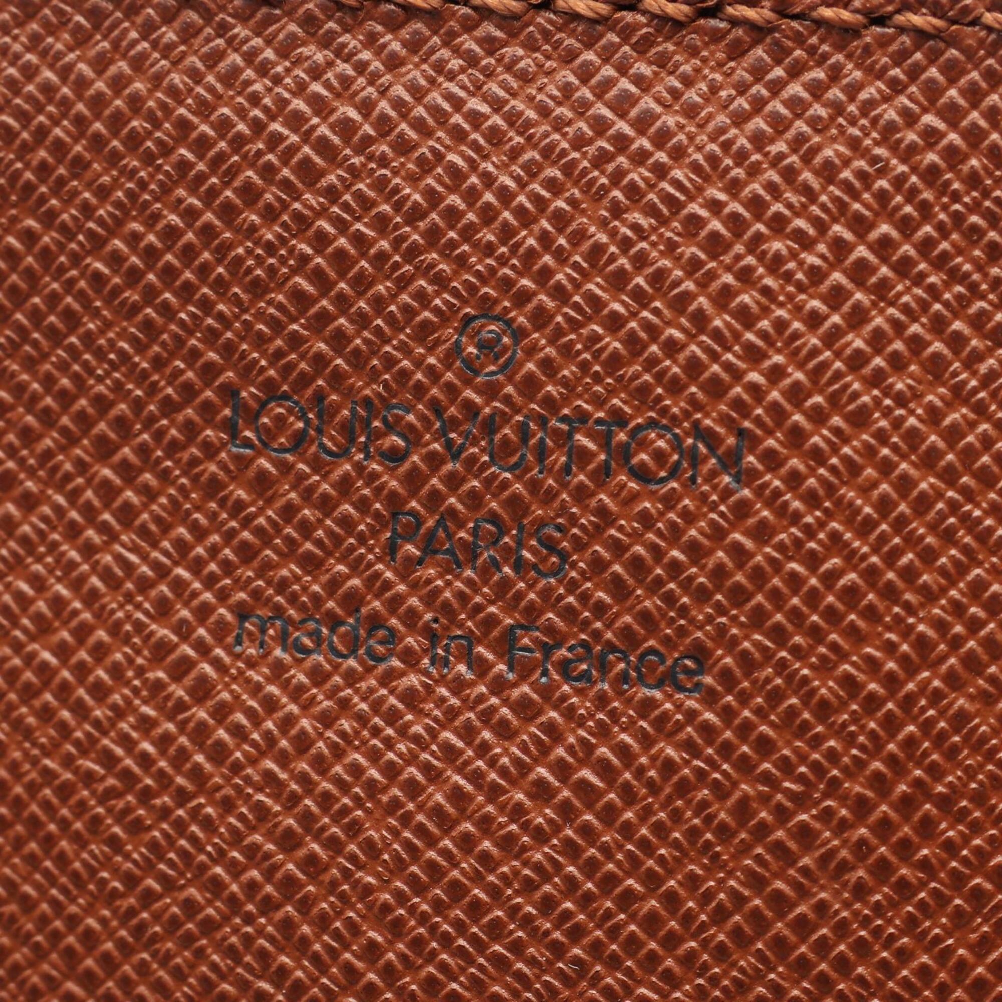 Louis Vuitton Brown Coated Canvas Pvc Monogram Leather Handbag Shoulder Bag (Pre-Owned)