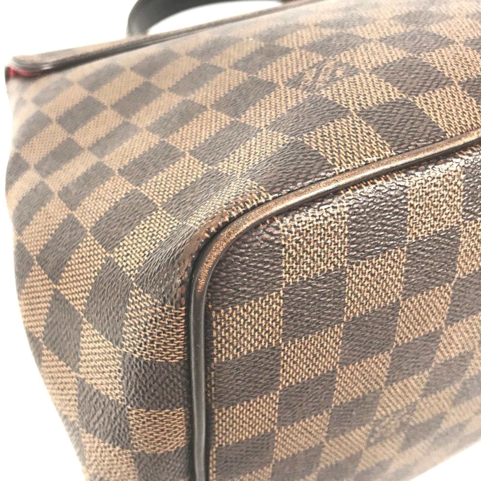 Louis Vuitton Brown Damier Canvas Ebene Damier Canvas Handbag Shoulder Bag (Pre-Owned)