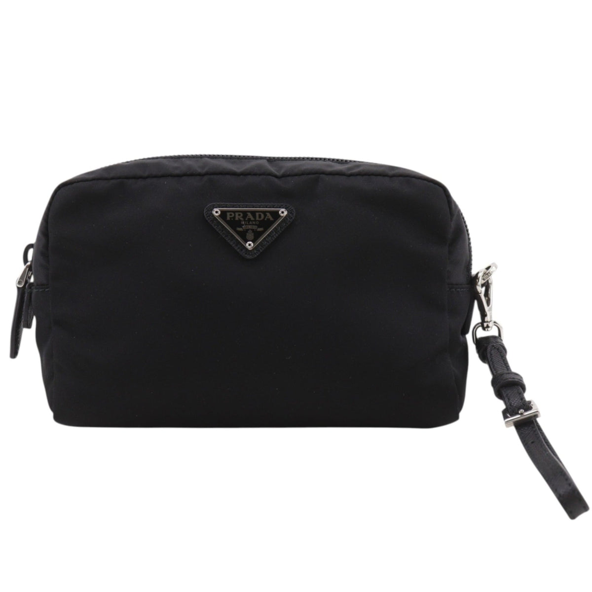 Prada Black Nero Nylon Pouch (Pre-Owned)