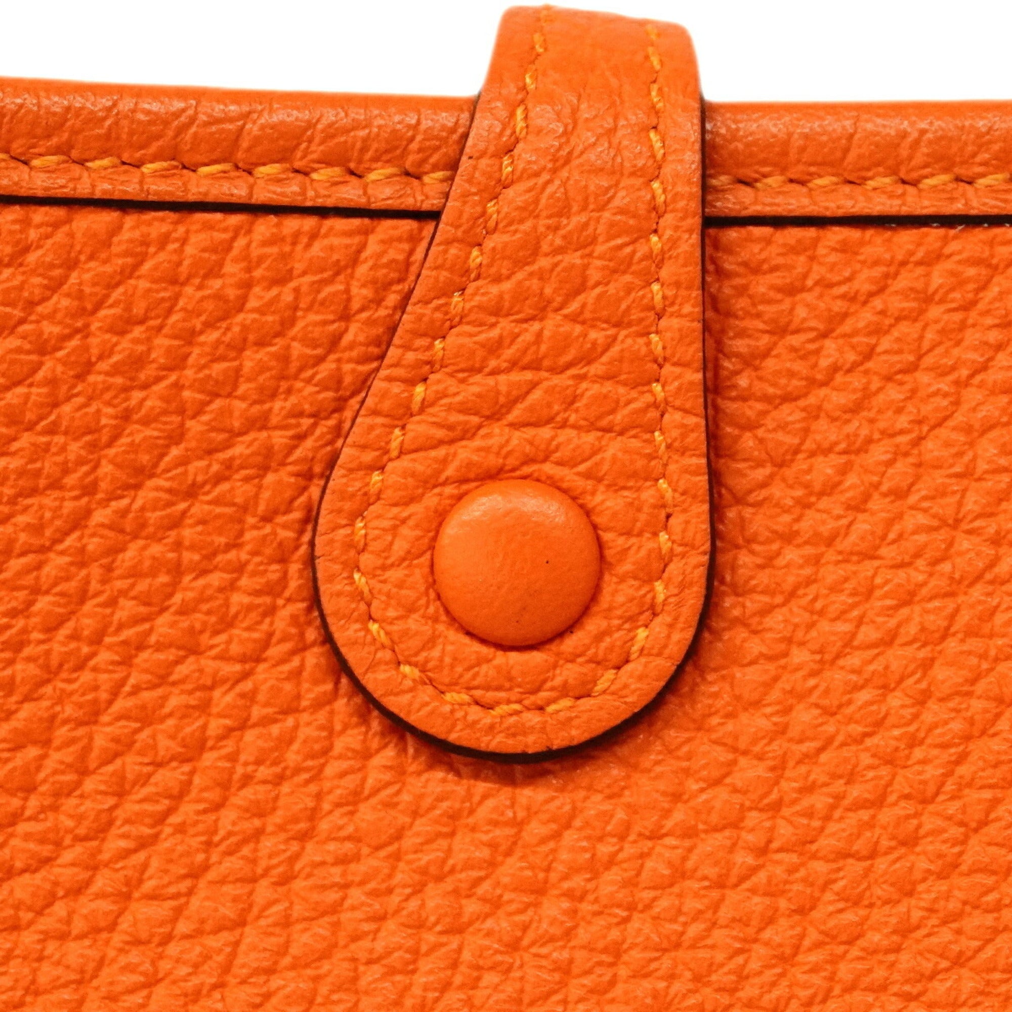 Hermes Capucine Taurillon Clemence Leather Shoulder Bag (Pre-Owned)