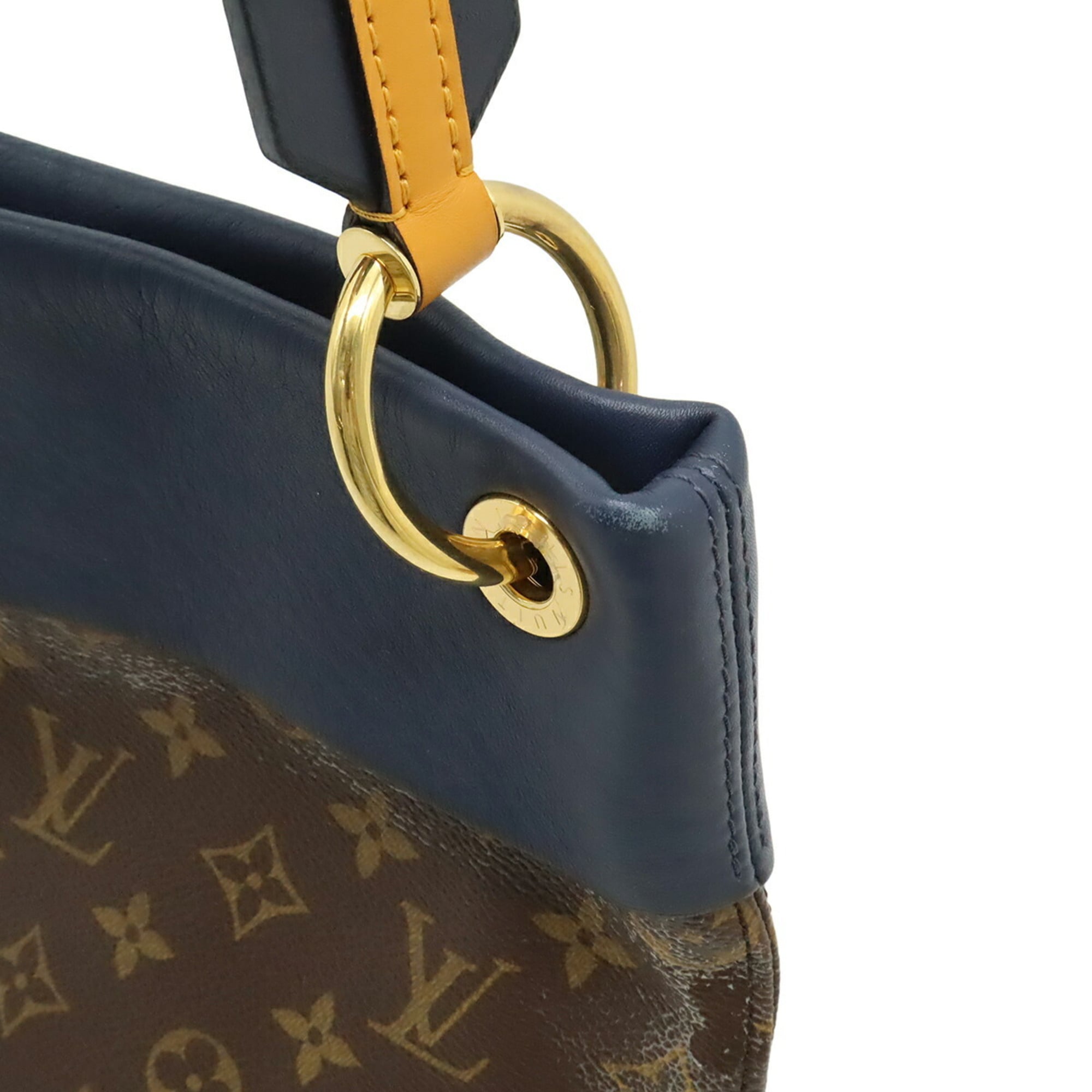 Louis Vuitton Monogram Bordeaux Monogram Leather Handbag Shoulder Bag (Pre-Owned)