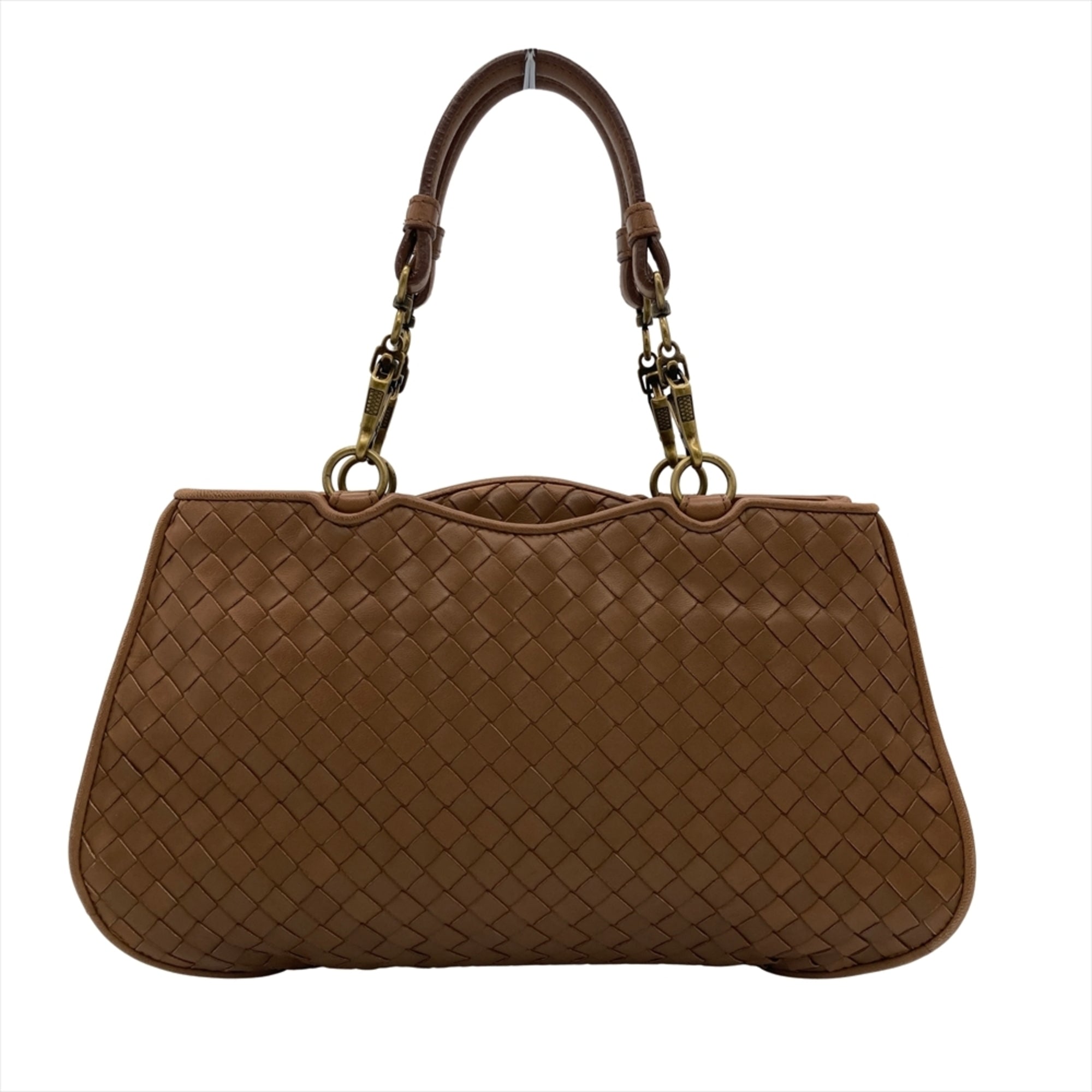 Bottega Veneta Brown Leather Handbag (Pre-Owned)