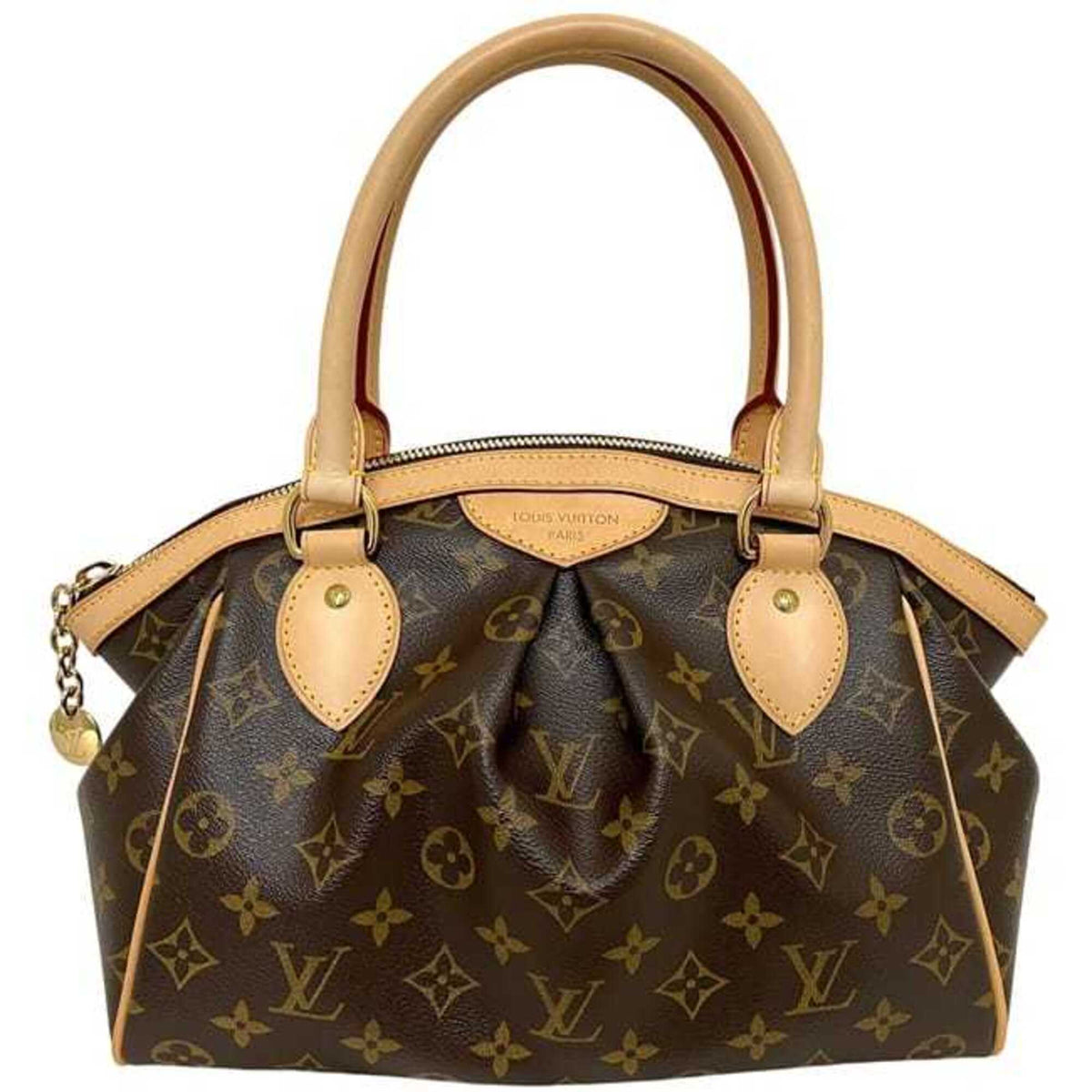 Louis Vuitton Brown Monogram Leather Handbag (Pre-Owned)
