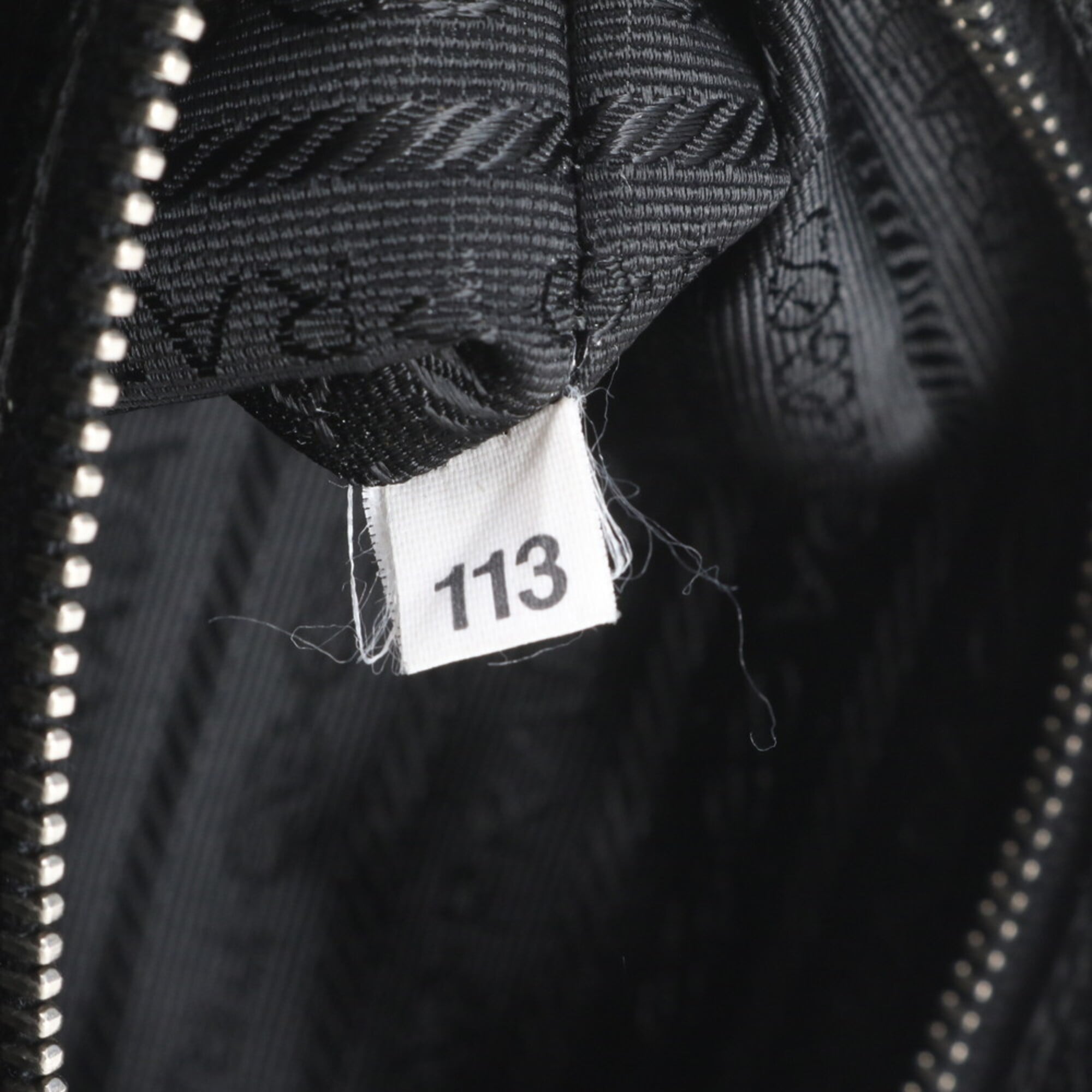 Prada Black Leather Nylon Handbag Tote Bag (Pre-Owned)