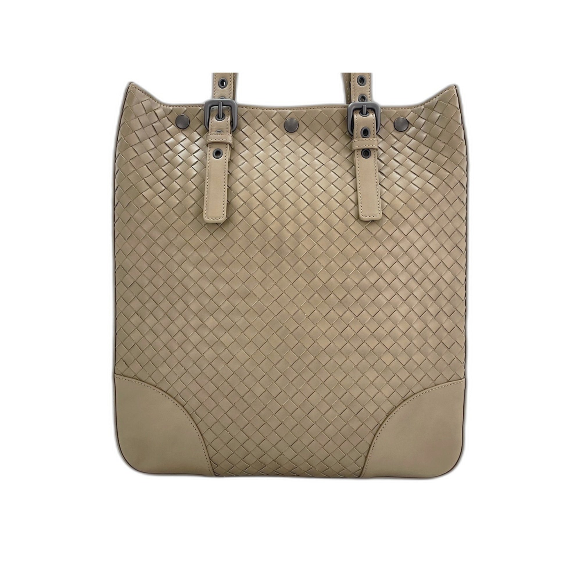Bottega Veneta Intrecciato Brown Intrecciato Tote Bag (Pre-Owned)