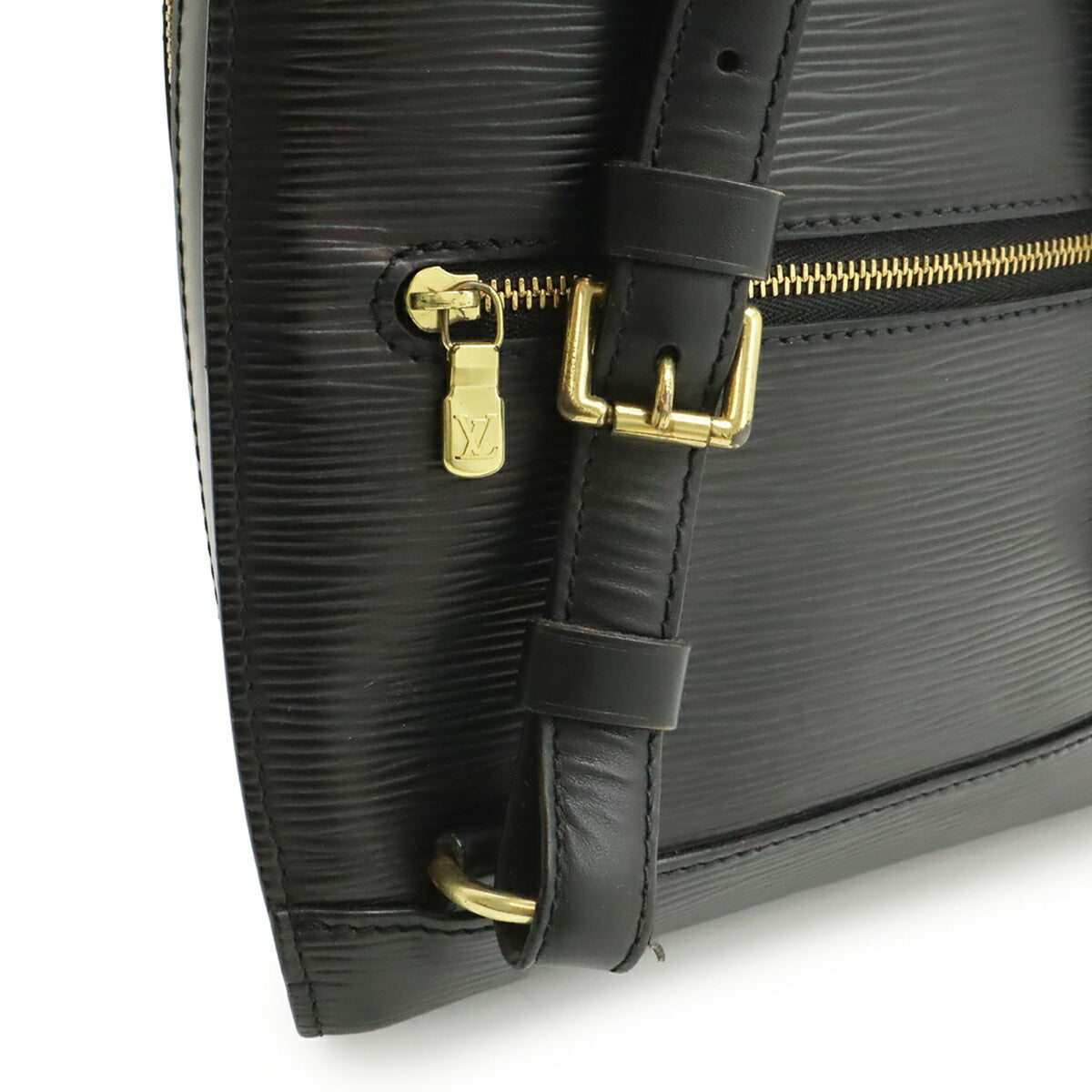 Louis Vuitton Epi Black Noir Epi Leather Backpack (Pre-Owned)