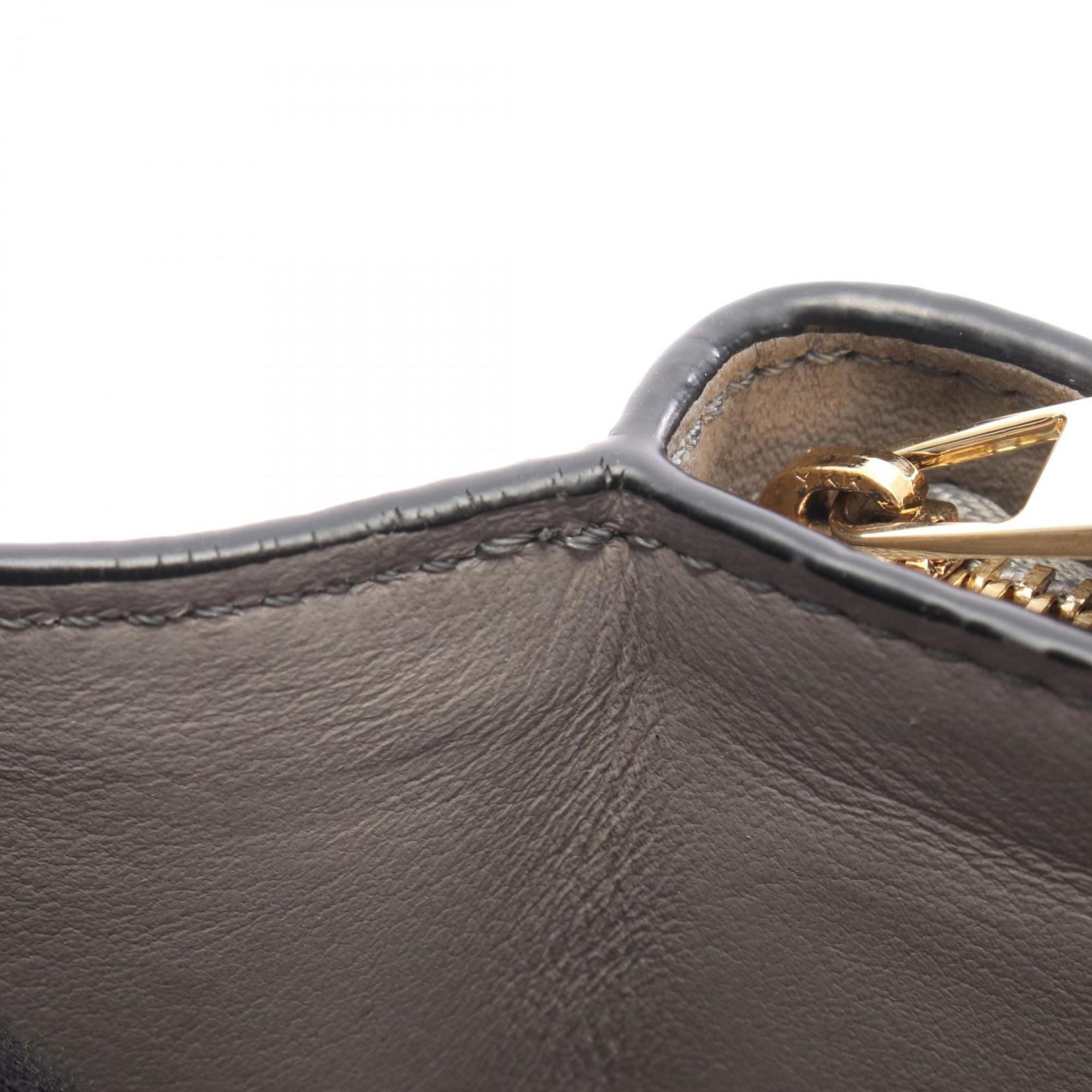 Loewe Gray Green Khaki Leather Wallet (Bi-Fold) (Pre-Owned)
