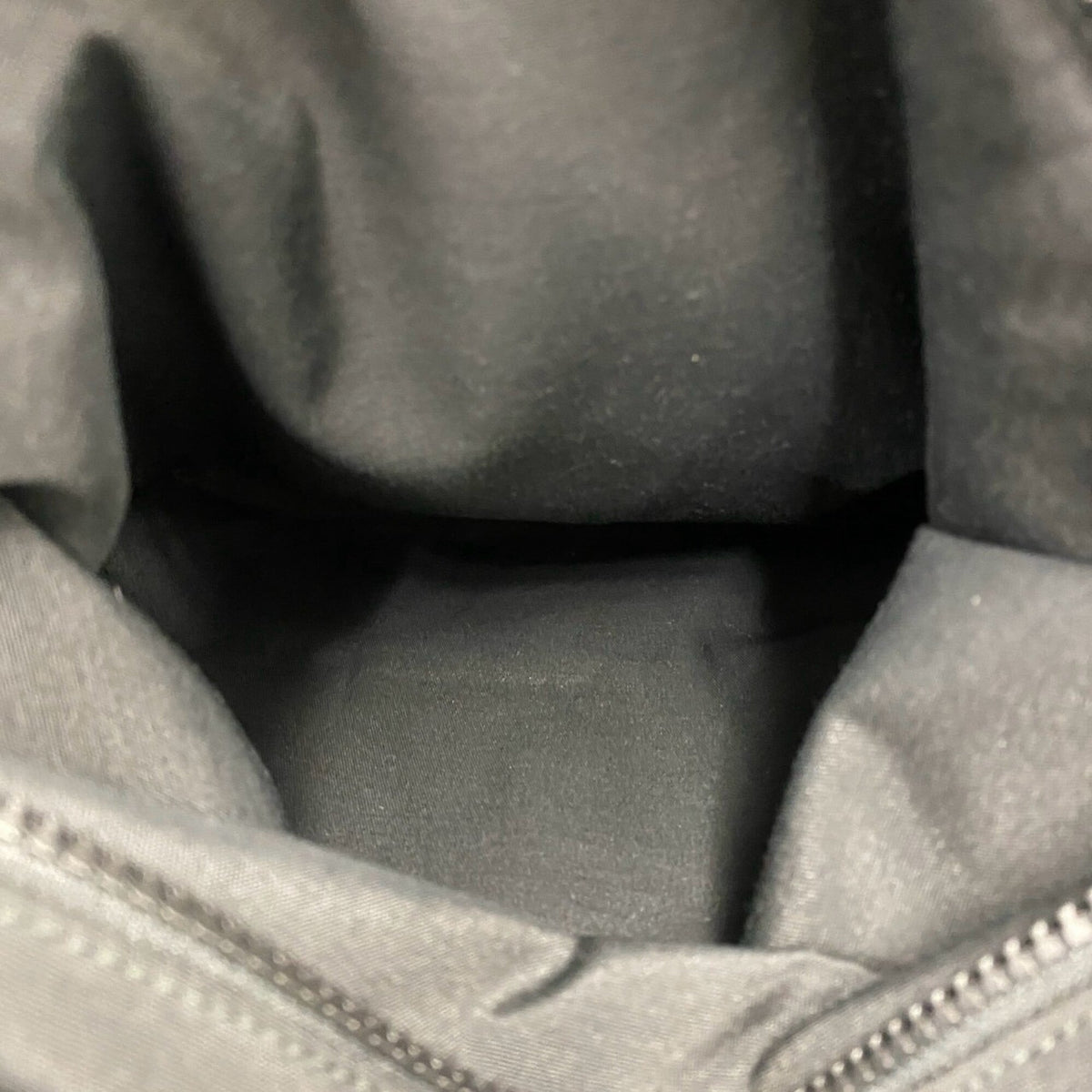 Gucci Black Nylon Leather Handbag Shoulder Bag Tote Bag (Pre-Owned)