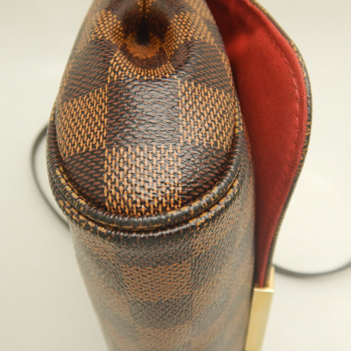 Louis Vuitton Ebene Damier Canvas Shoulder Bag (Pre-Owned)