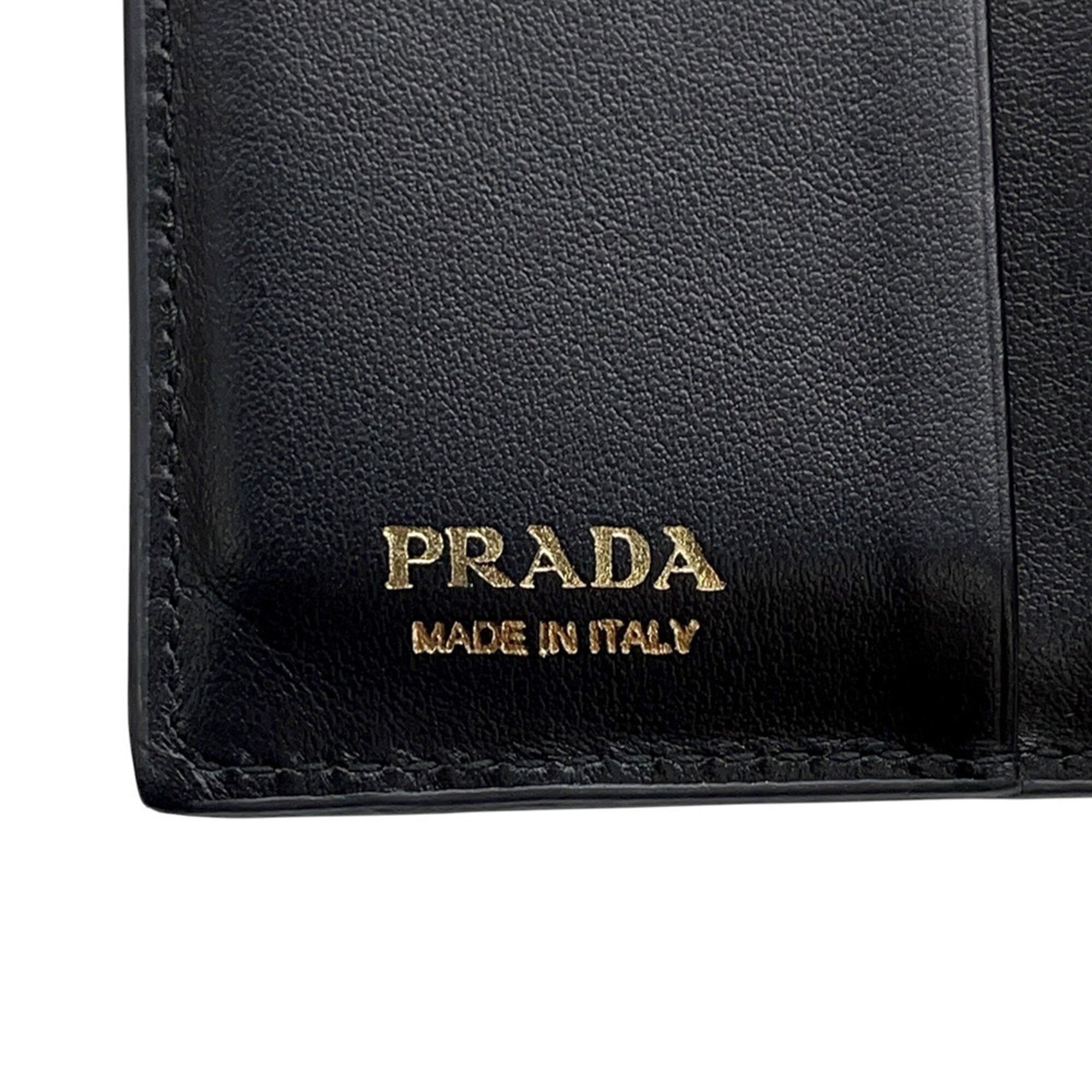 Prada Black Saffiano Wallet (Bi-Fold) (Pre-Owned)