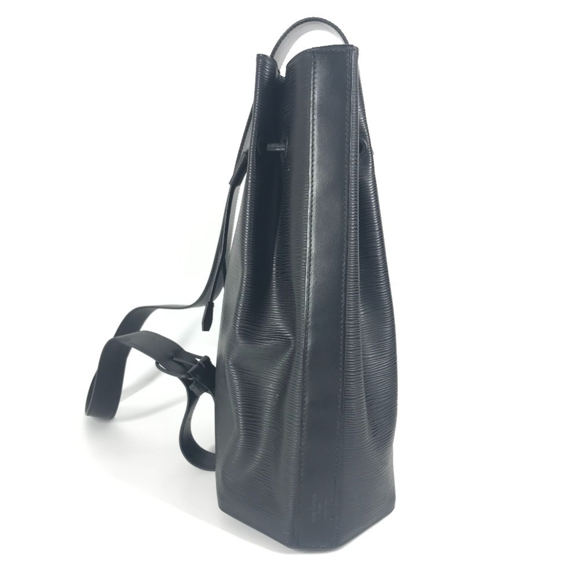 Louis Vuitton Black Noir Epi Leather Shoulder Bag (Pre-Owned)