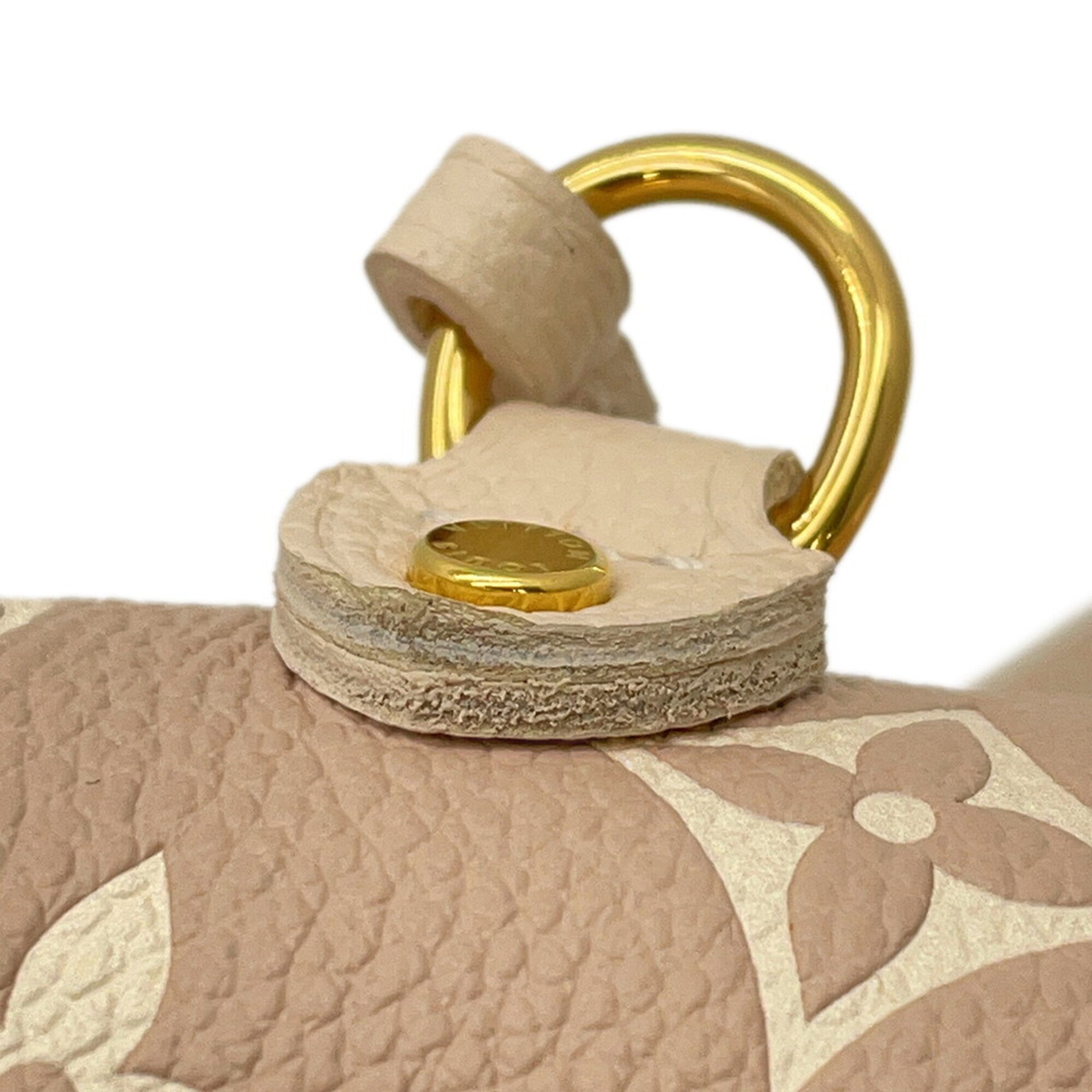 Louis Vuitton Beige Khaki Monogram Empreinte Handbag Shoulder Bag Tote Bag (Pre-Owned)