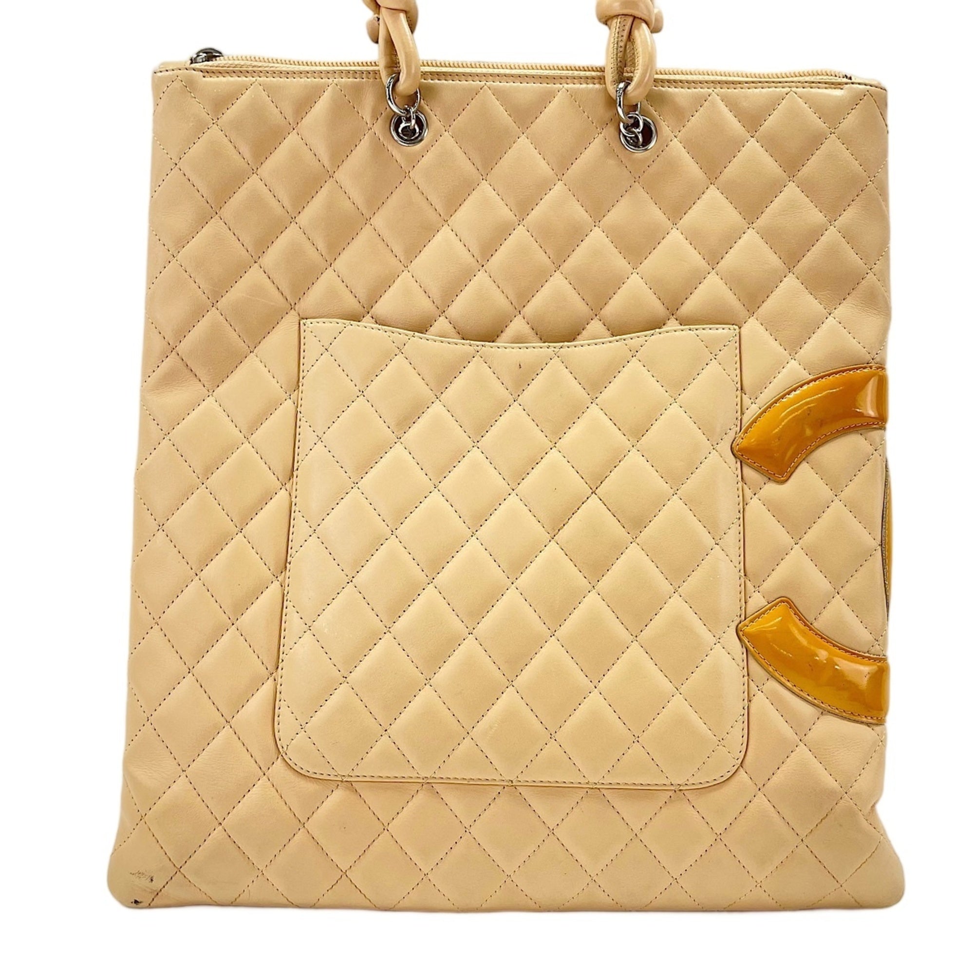Chanel Ligne Cambon Beige Cambon Ligne Tote Bag (Pre-Owned)