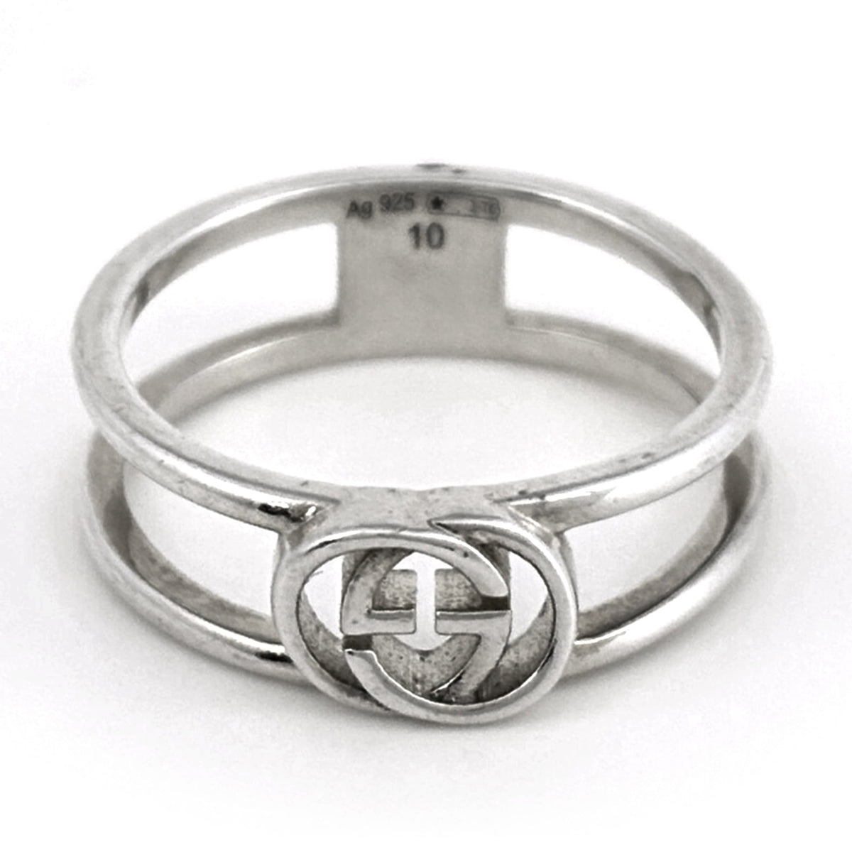 Gucci Silver Silver 925 Band Ring (Pre-Owned)