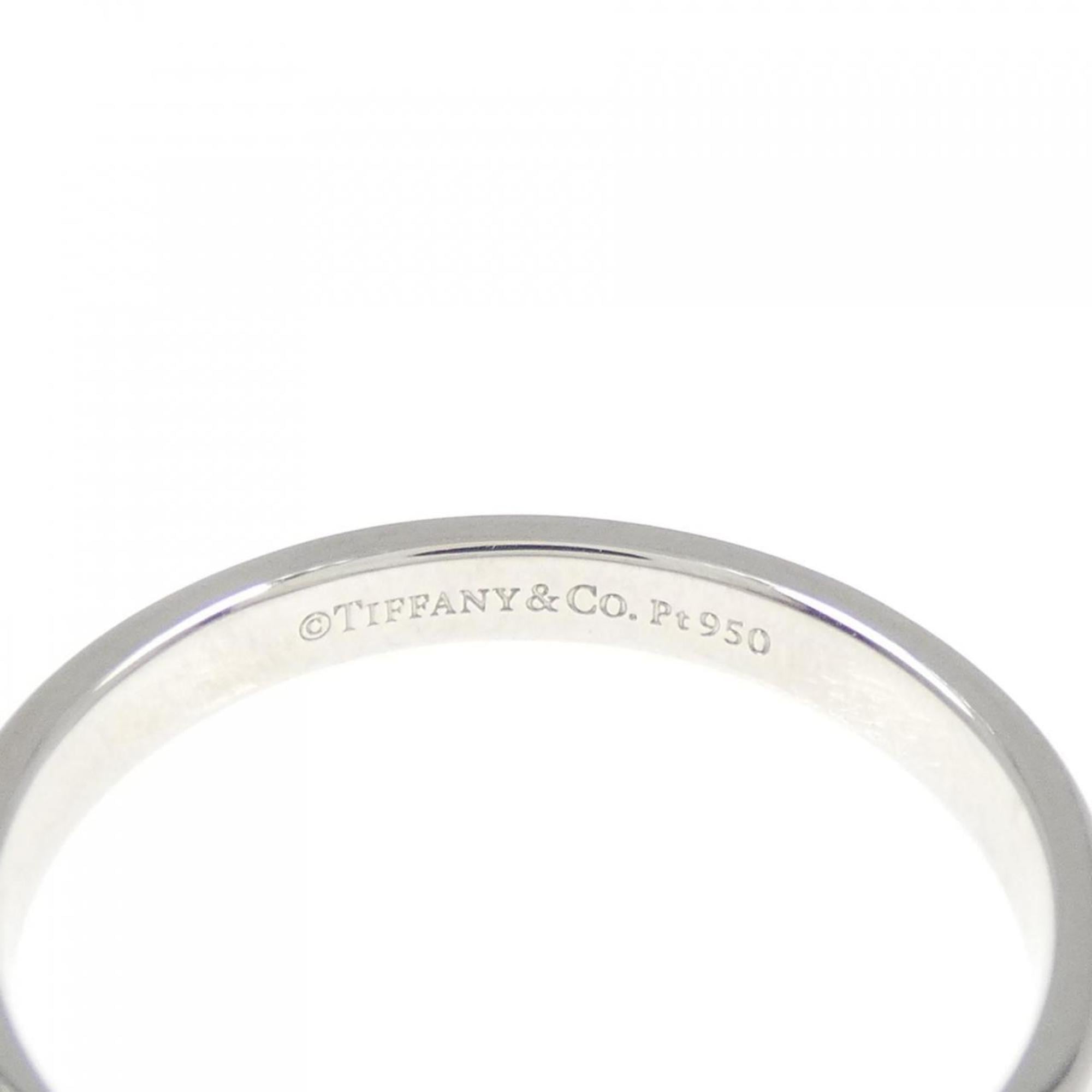 Tiffany Platinum Platinum 950 Band Ring (Pre-Owned)