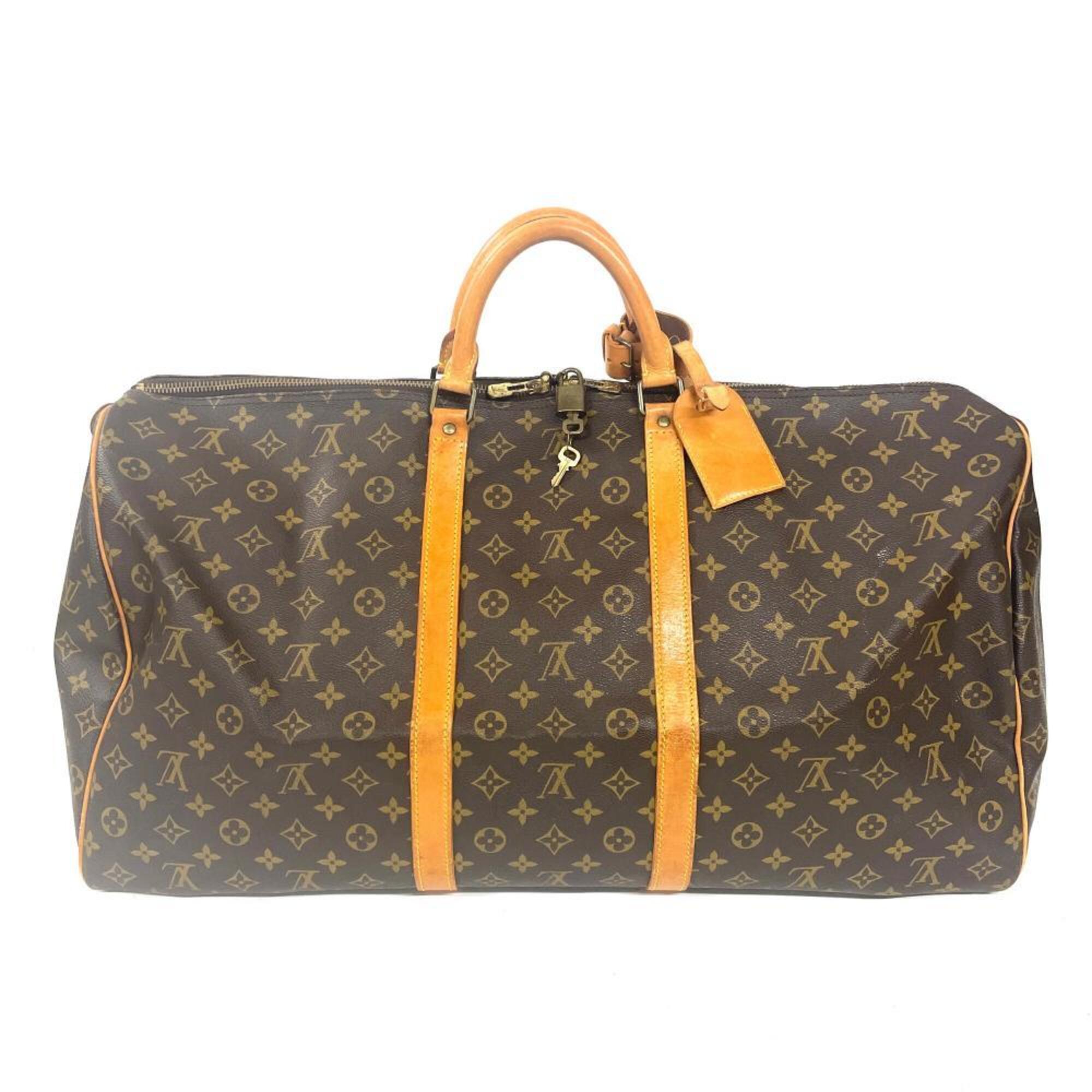 Louis Vuitton Brown Monogram Monogram Boston Bag (Pre-Owned)