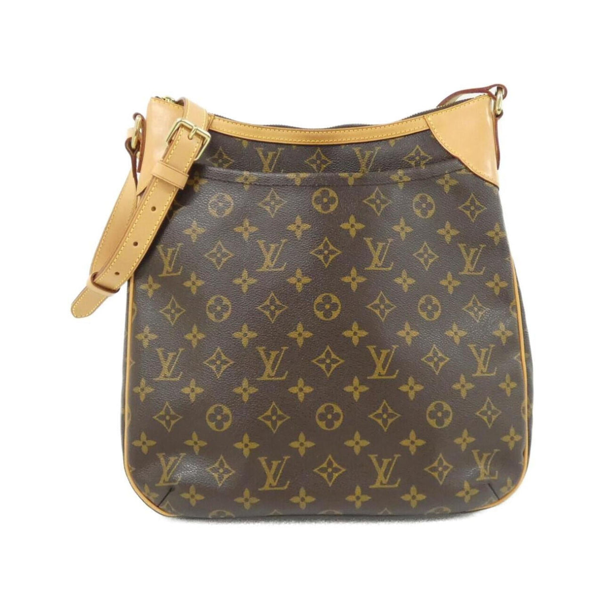 Louis Vuitton Marron Coated Canvas Shoulder Bag (Pre-Owned)