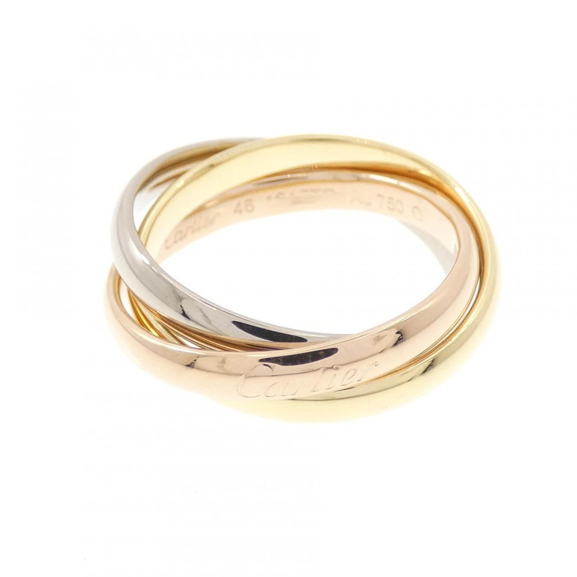 Cartier Yellow Gold (18K) Pink Gold (18K) White Gold (18K) Band Ring (Pre-Owned)