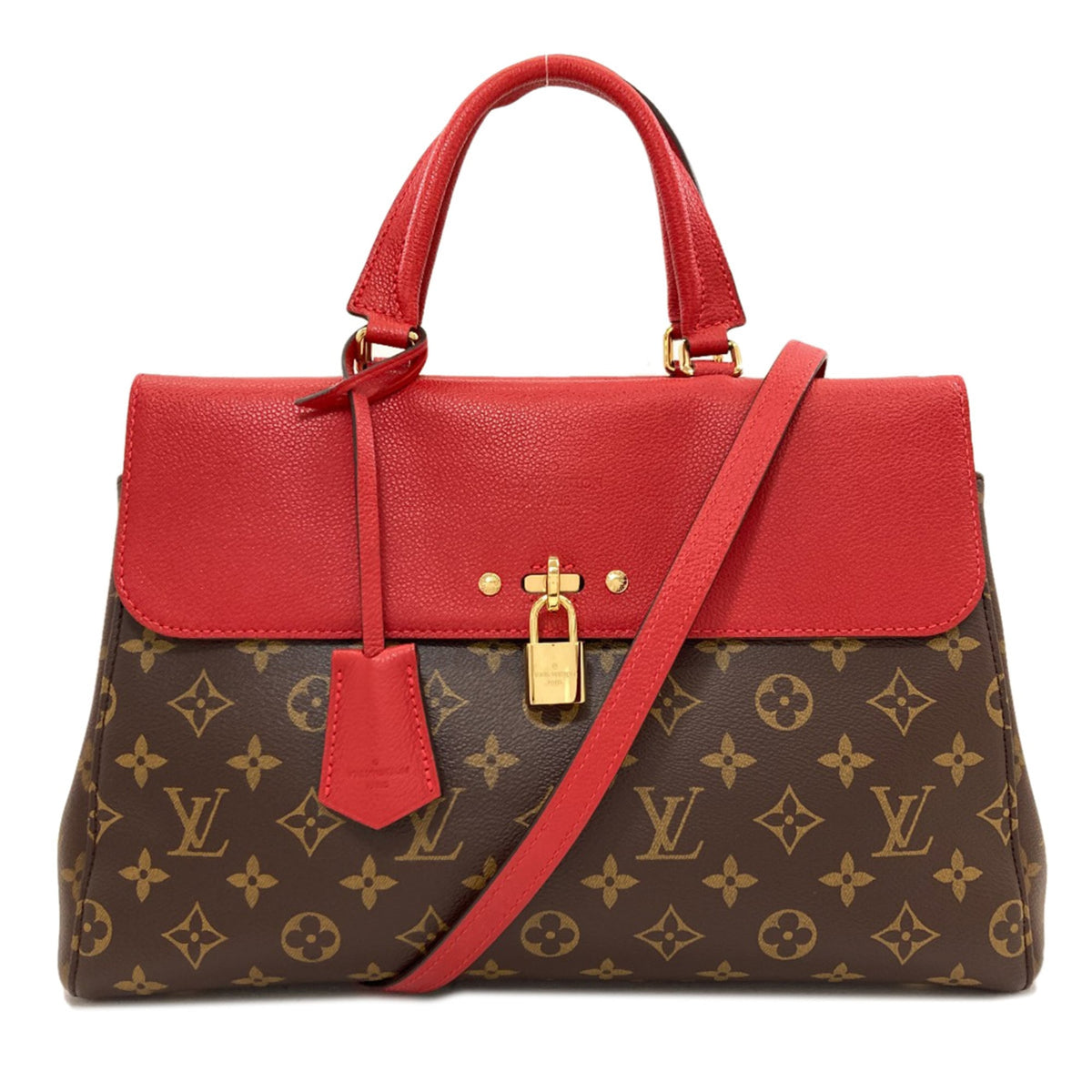 Louis Vuitton Brown Cerise Monogram Monogram Canvas Handbag (Pre-Owned)