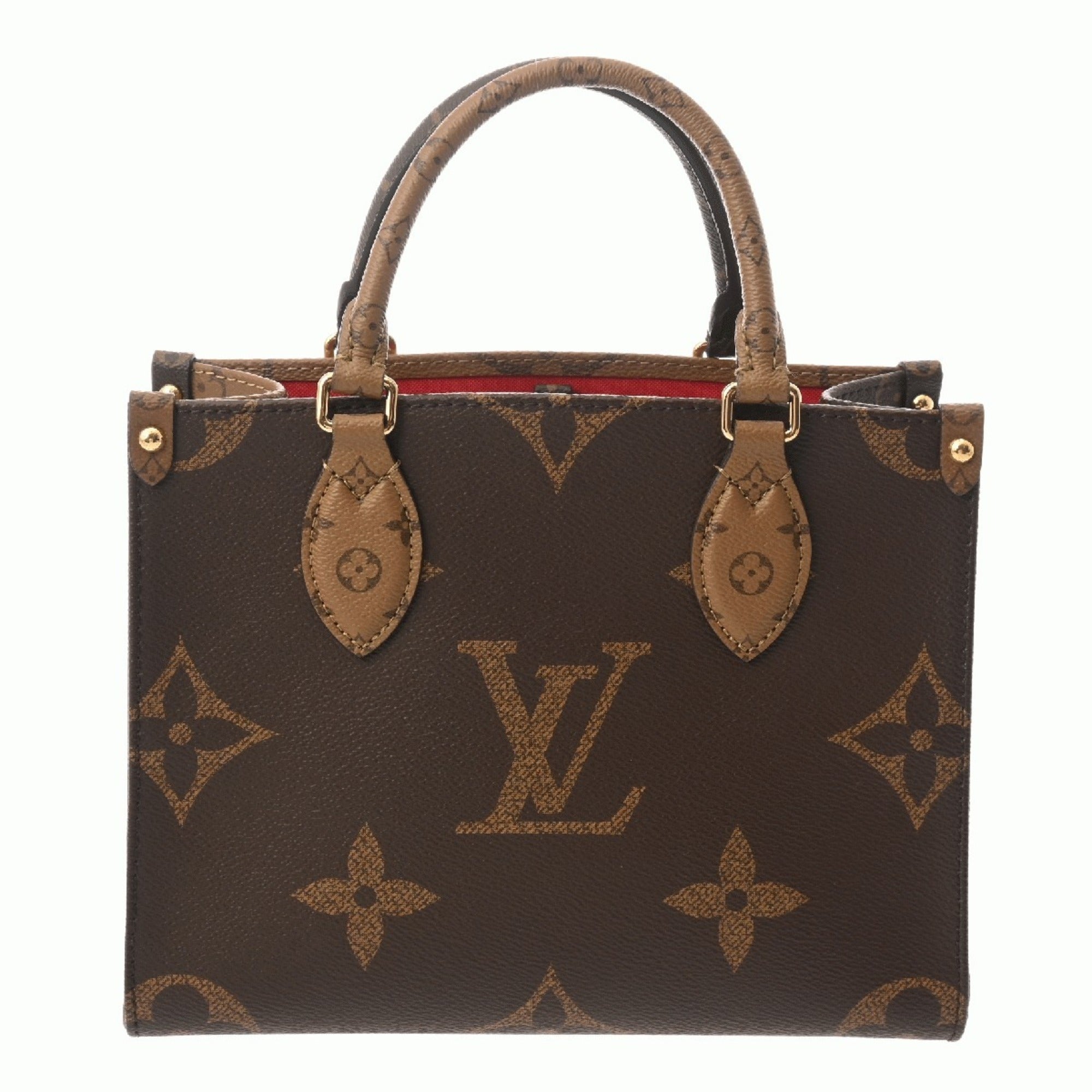 Louis Vuitton Brown Monogram Handbag Pouch (Pre-Owned)