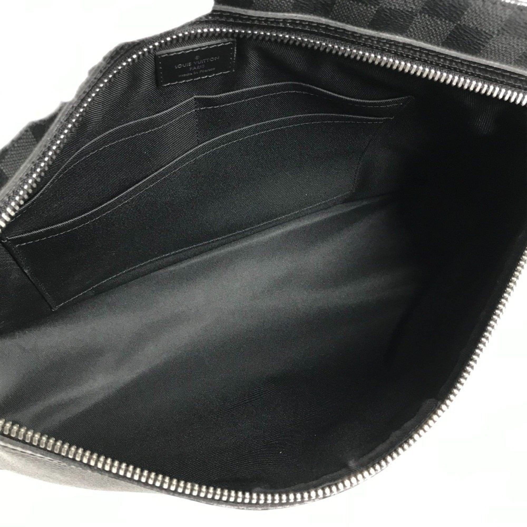 Louis Vuitton Black Damier Graphite Shoulder Bag (Pre-Owned)