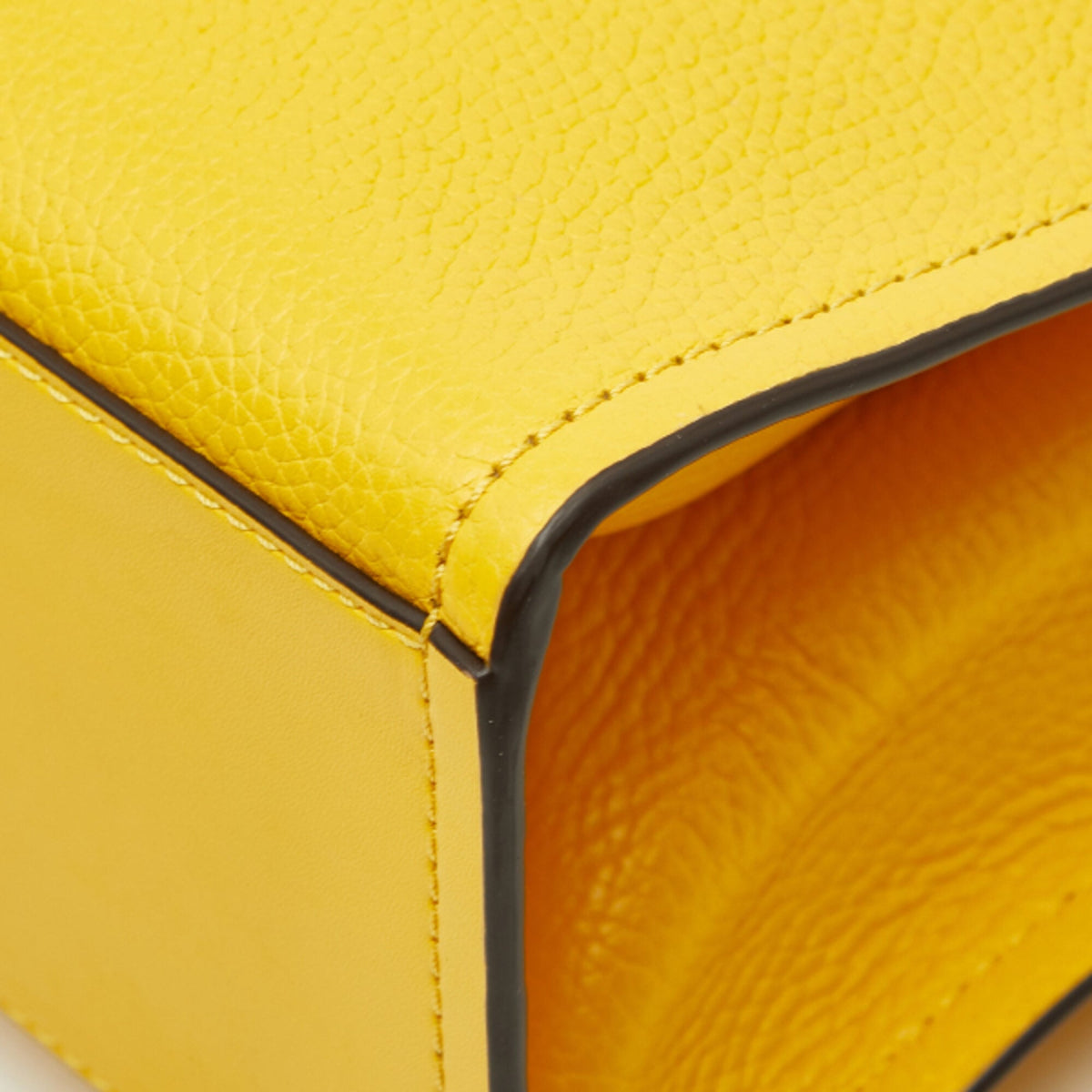 Michael Kors Yellow Leather Handbag Shoulder Bag Tote Bag (Pre-Owned)