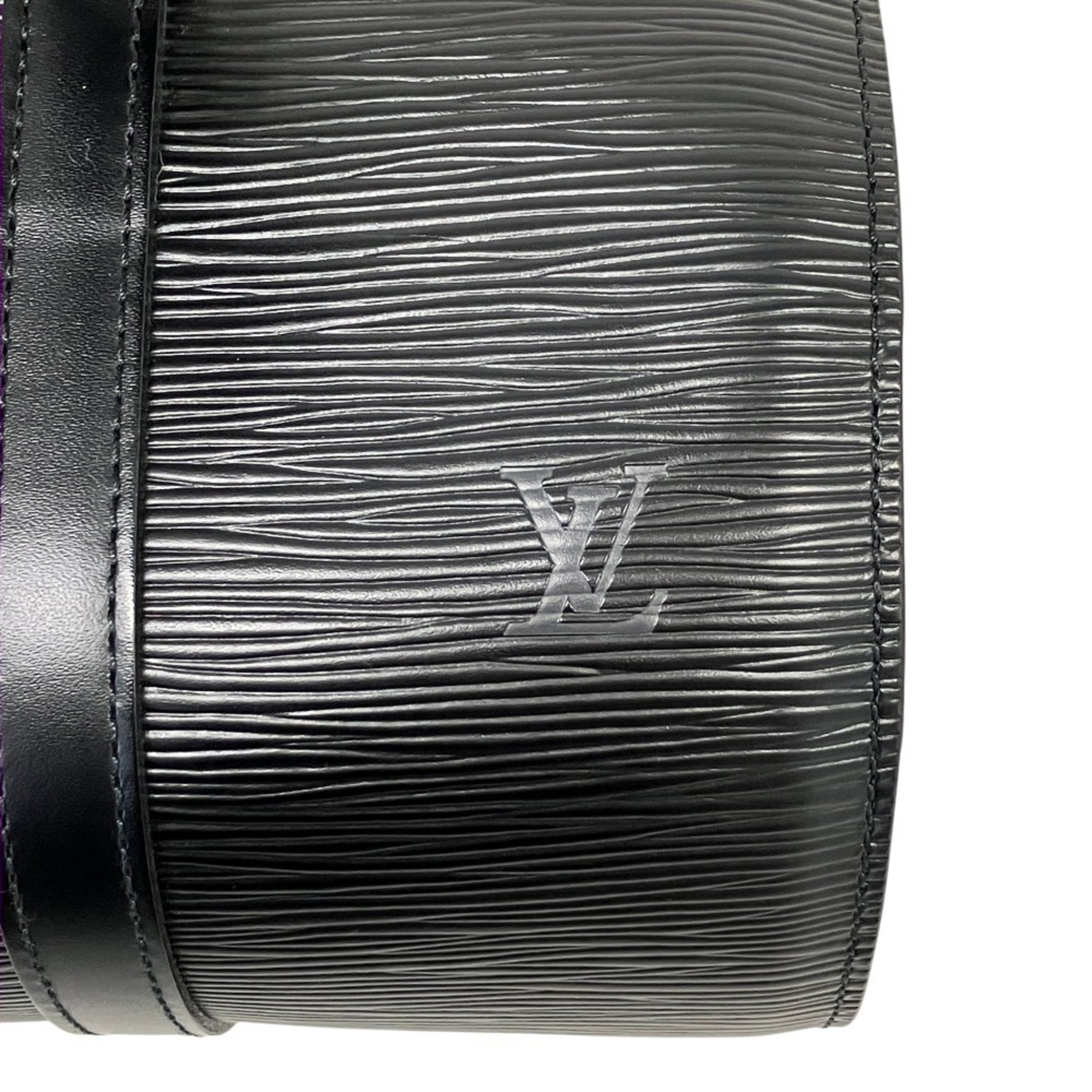 Louis Vuitton Noir Epi Leather Boston Bag (Pre-Owned)