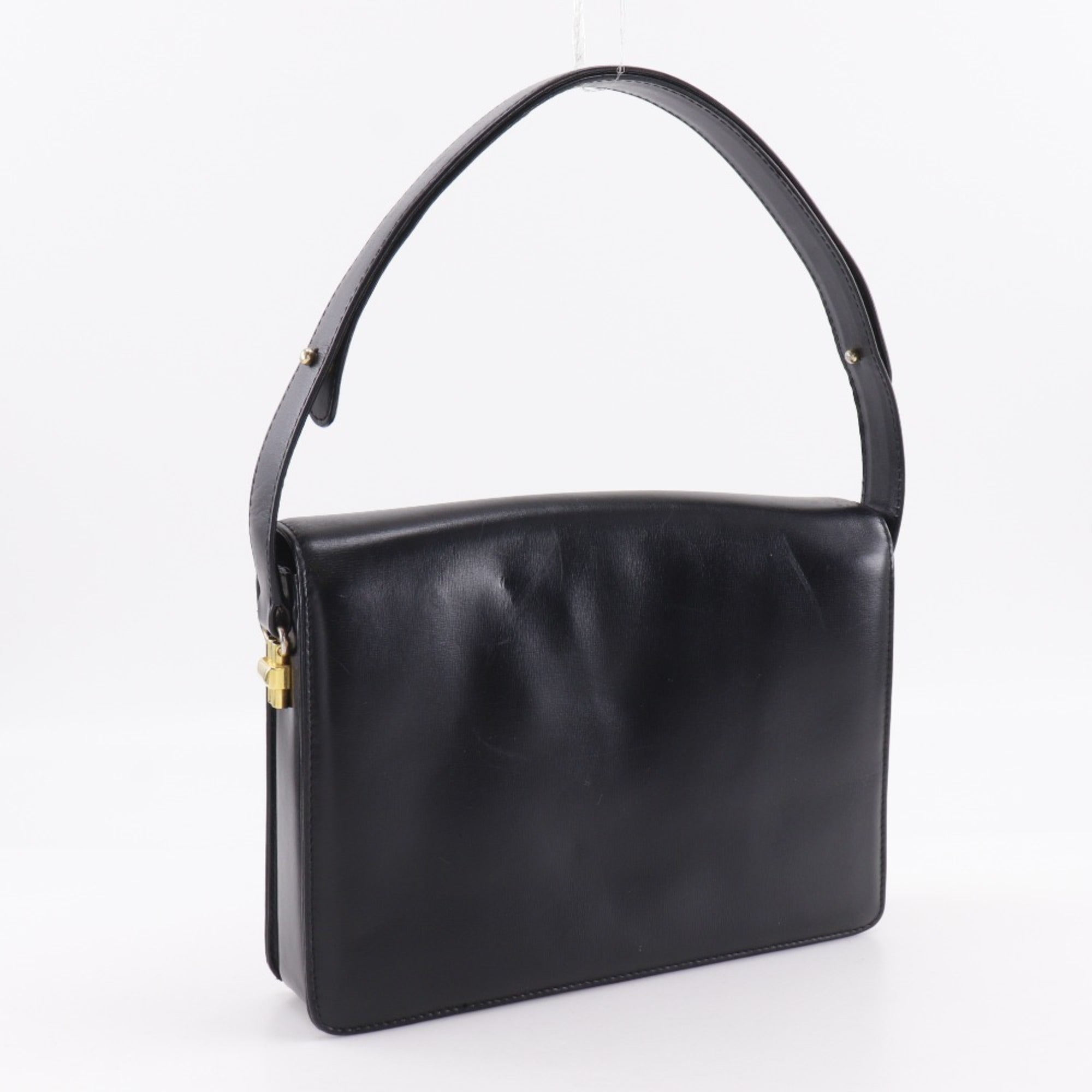 Gucci Black Leather Shoulder Bag (Pre-Owned)