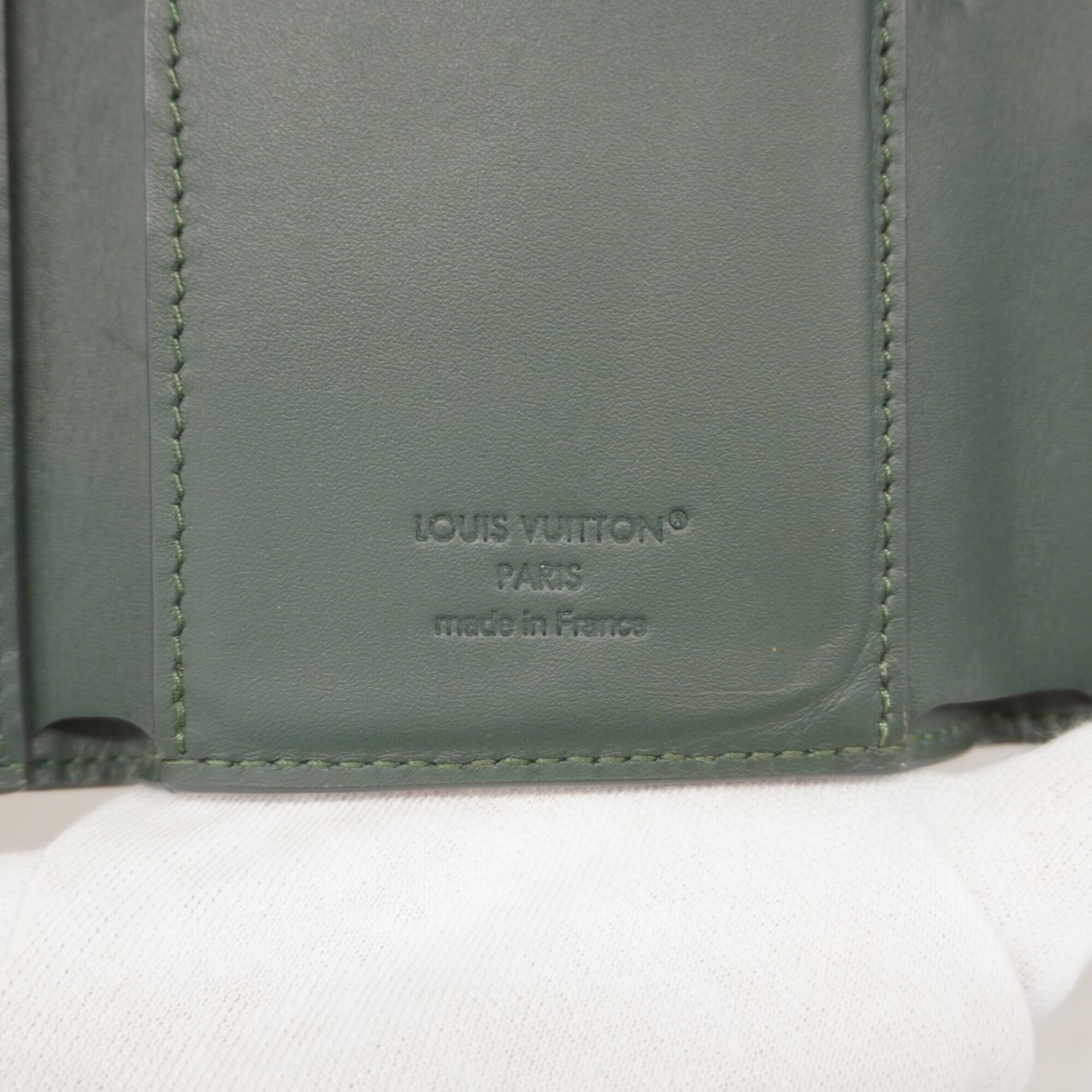 Louis Vuitton Green Wallet (Tri-Fold) (Pre-Owned)