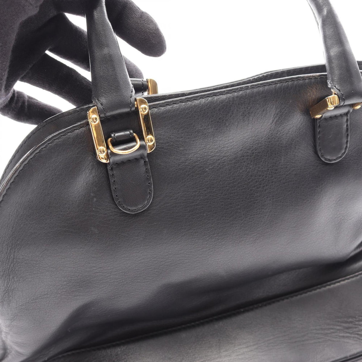 Loewe Black Leather Handbag (Pre-Owned)