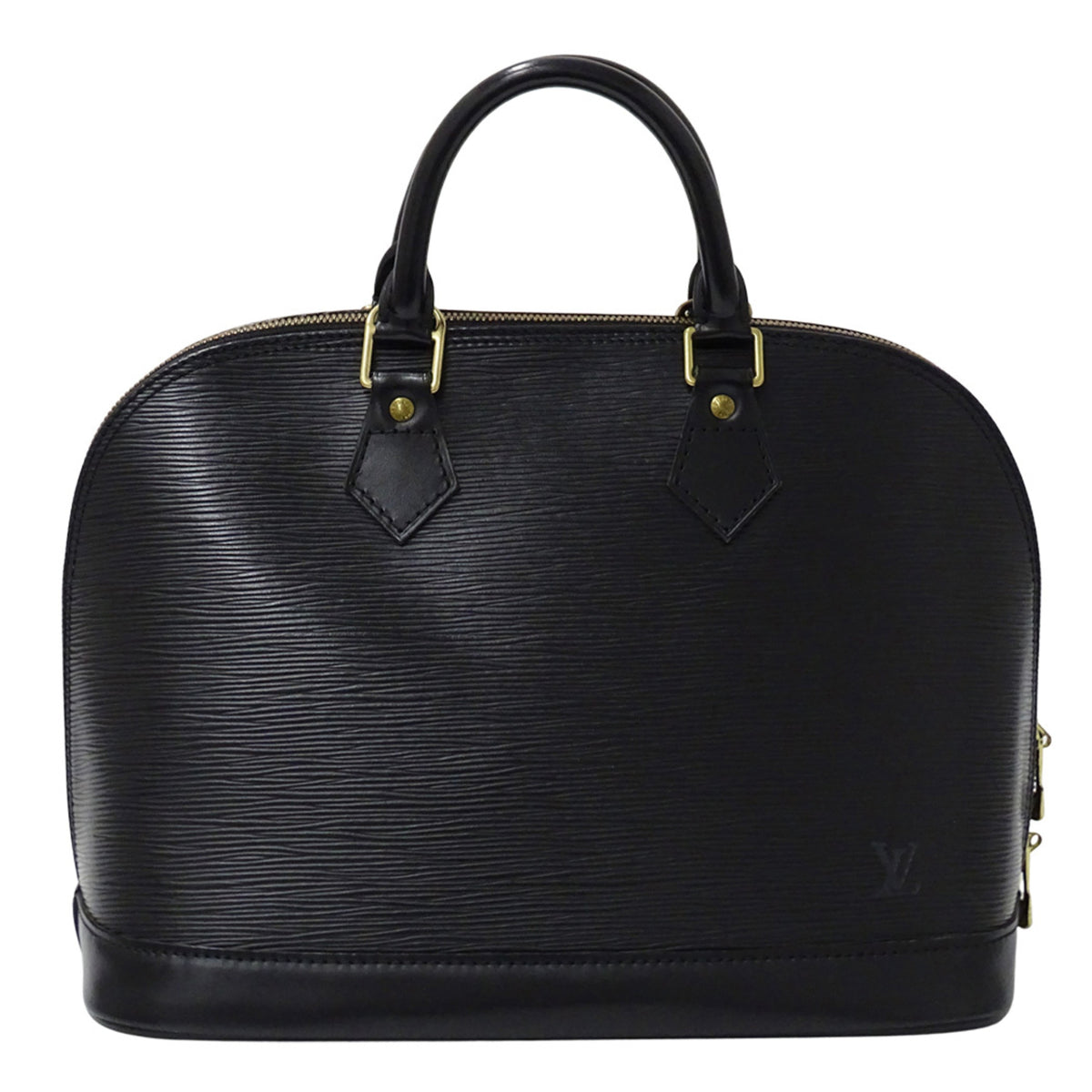 Louis Vuitton Black Noir Epi Leather Handbag (Pre-Owned)