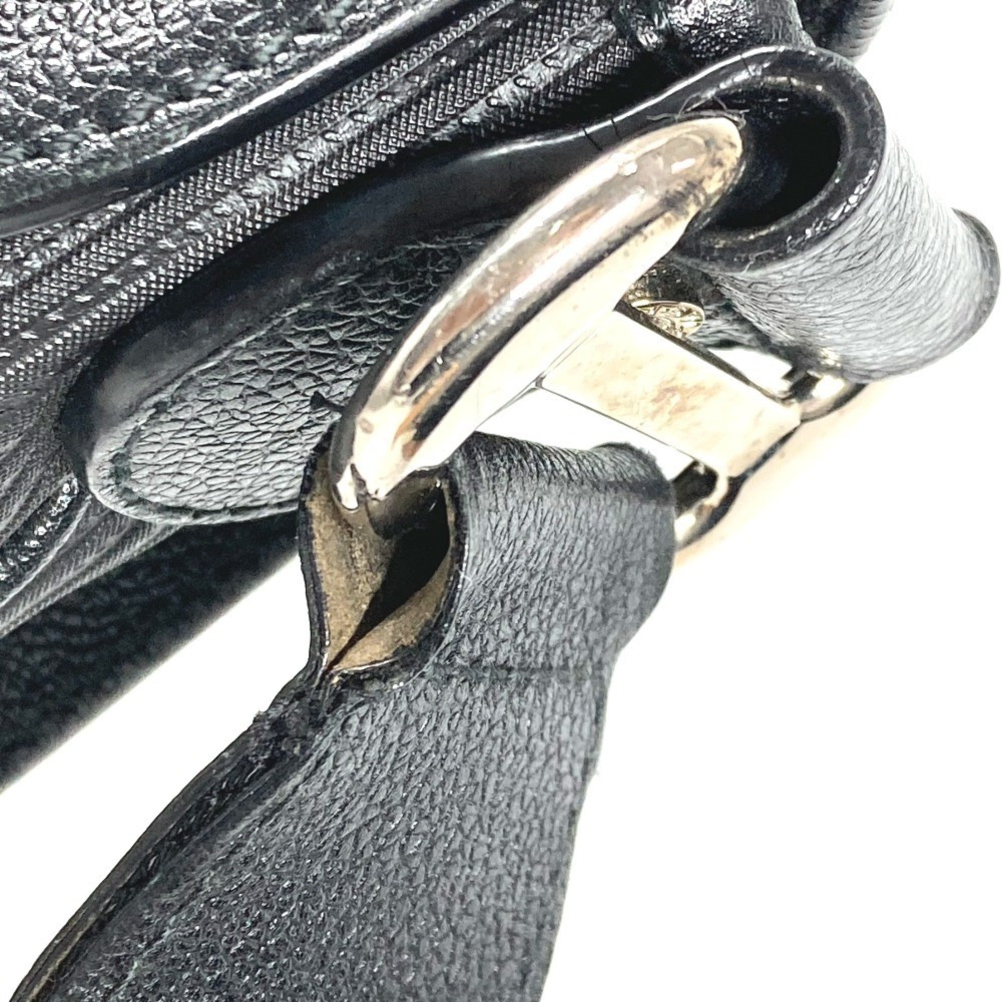 Bvlgari Black Pvc Leather Messenger Bag Shoulder Bag (Pre-Owned)