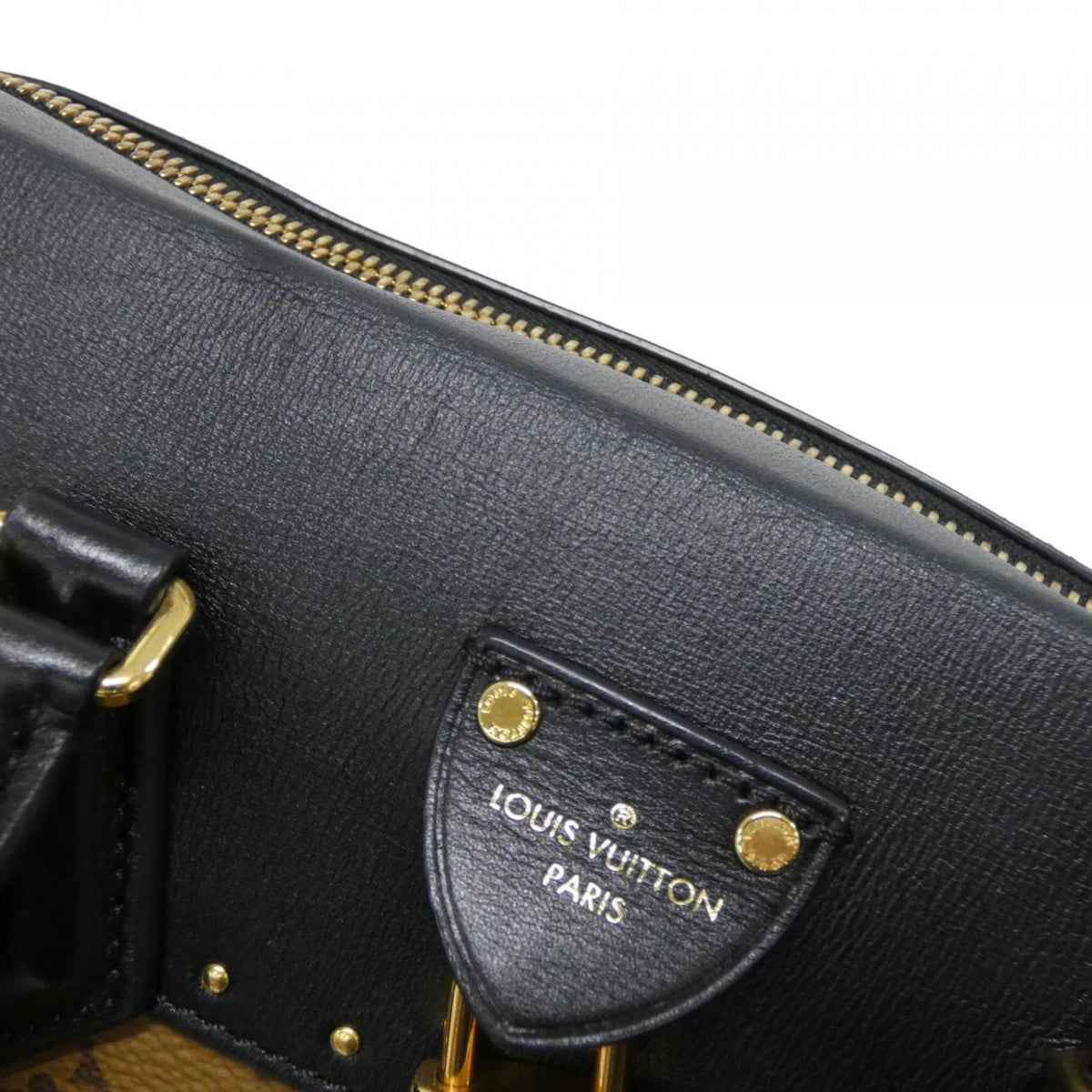 Louis Vuitton Brown Coated Canvas Handbag (Pre-Owned)