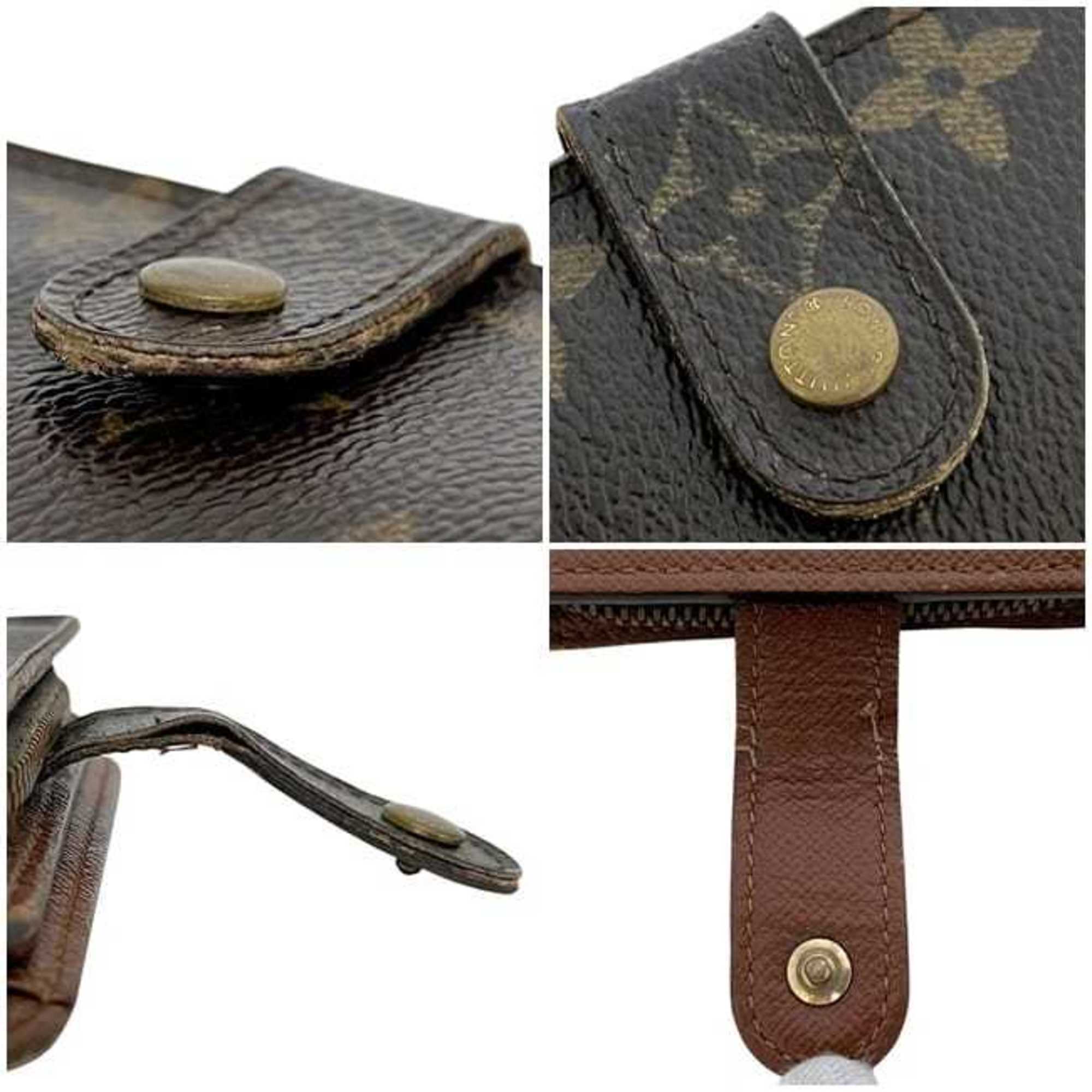 Louis Vuitton Brown Monogram Wallet (Bi-Fold) (Pre-Owned)