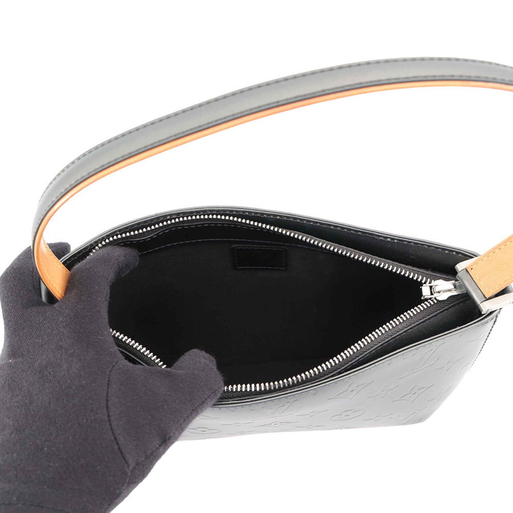 Louis Vuitton Monogram Mat Black Noir Monogram Mat Handbag Shoulder Bag (Pre-Owned)