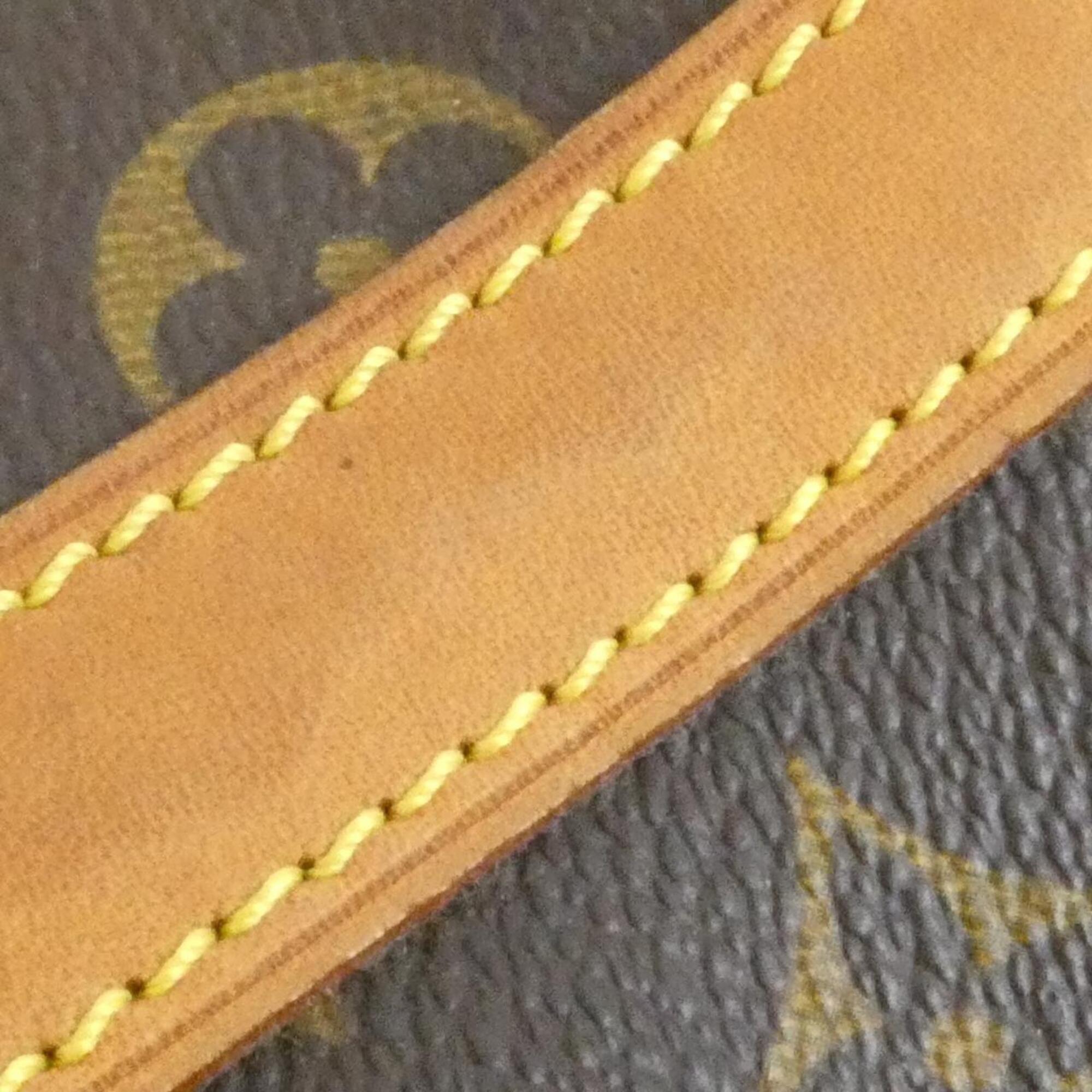 Louis Vuitton Monogram Marron Coated Canvas Handbag (Pre-Owned)