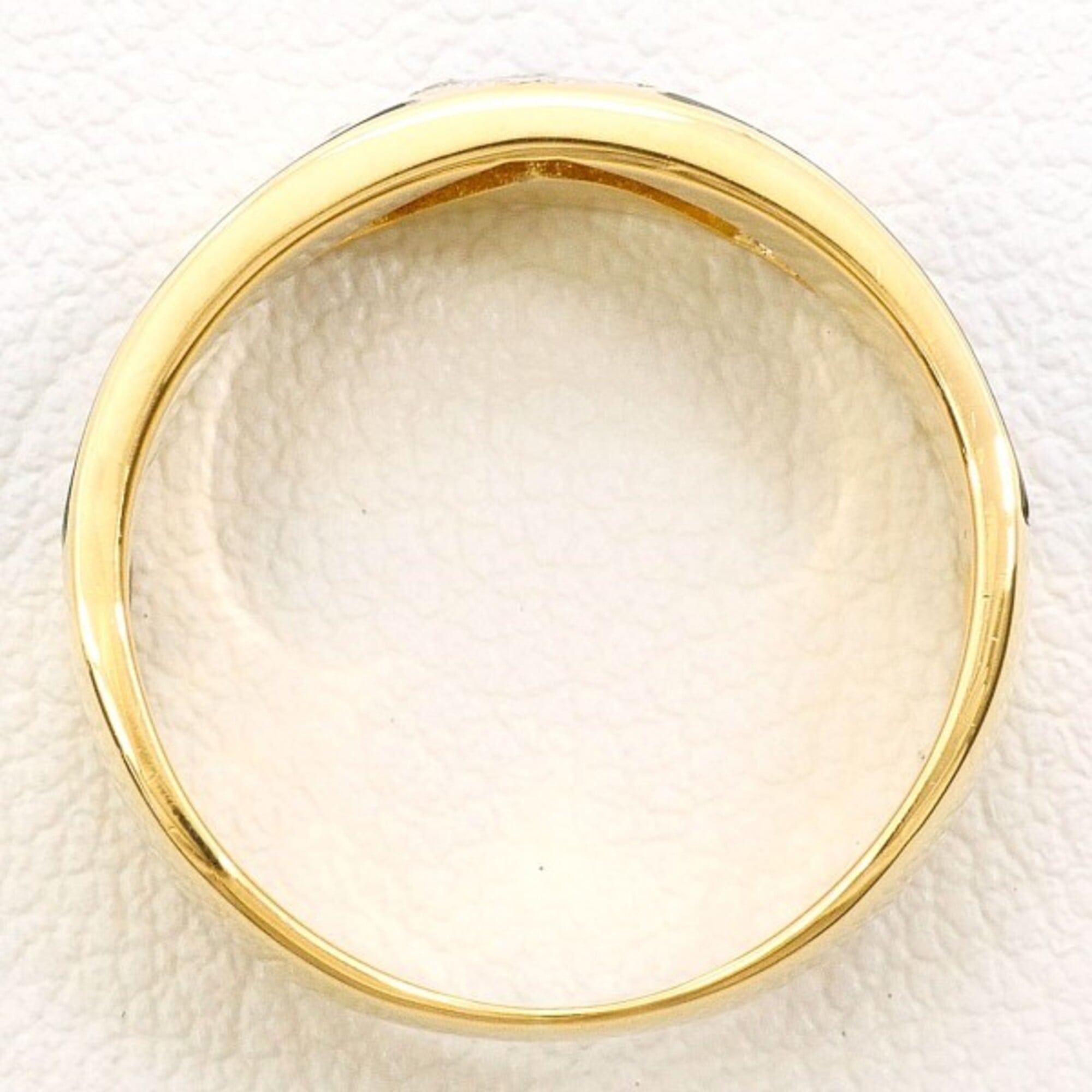 Unbranded Platinum Yellow Gold Yellow Gold (18K) Platinum 900 Band Ring (Pre-Owned)