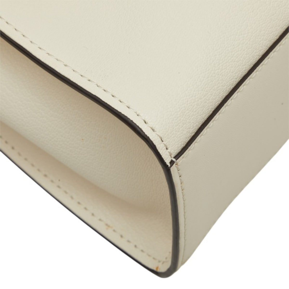 Michael Kors Ivory White Leather Handbag Shoulder Bag (Pre-Owned)