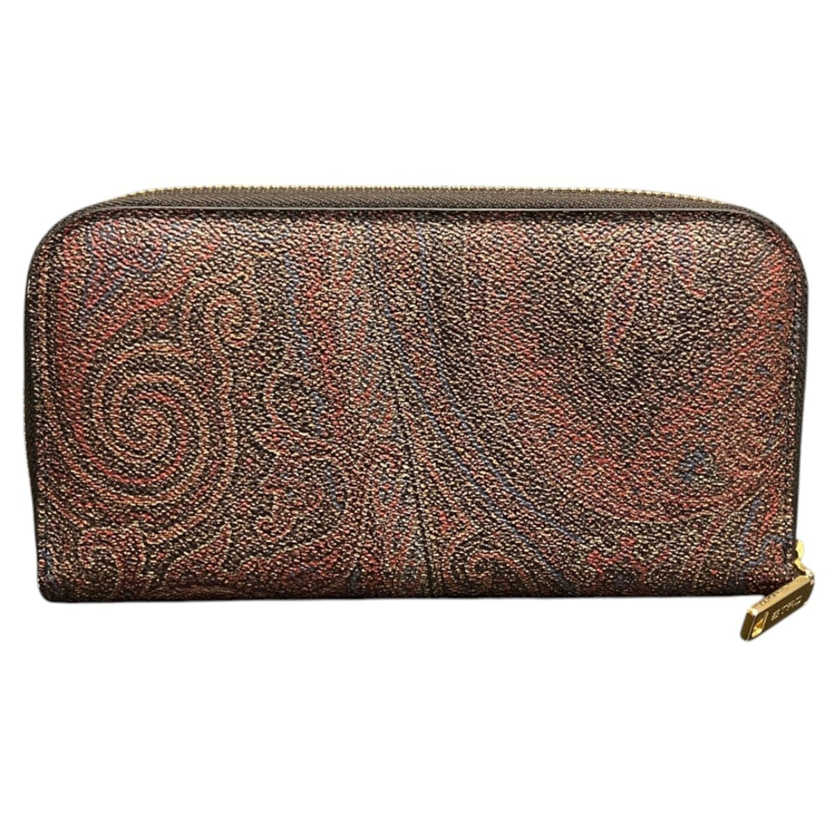 Etro Brown Pvc Leather Coin Purse/Coin Case (Pre-Owned)