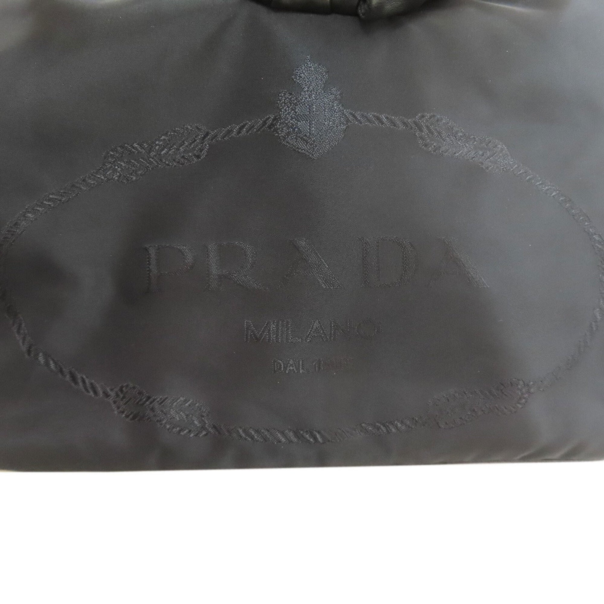 Prada Black Nylon Handbag (Pre-Owned)