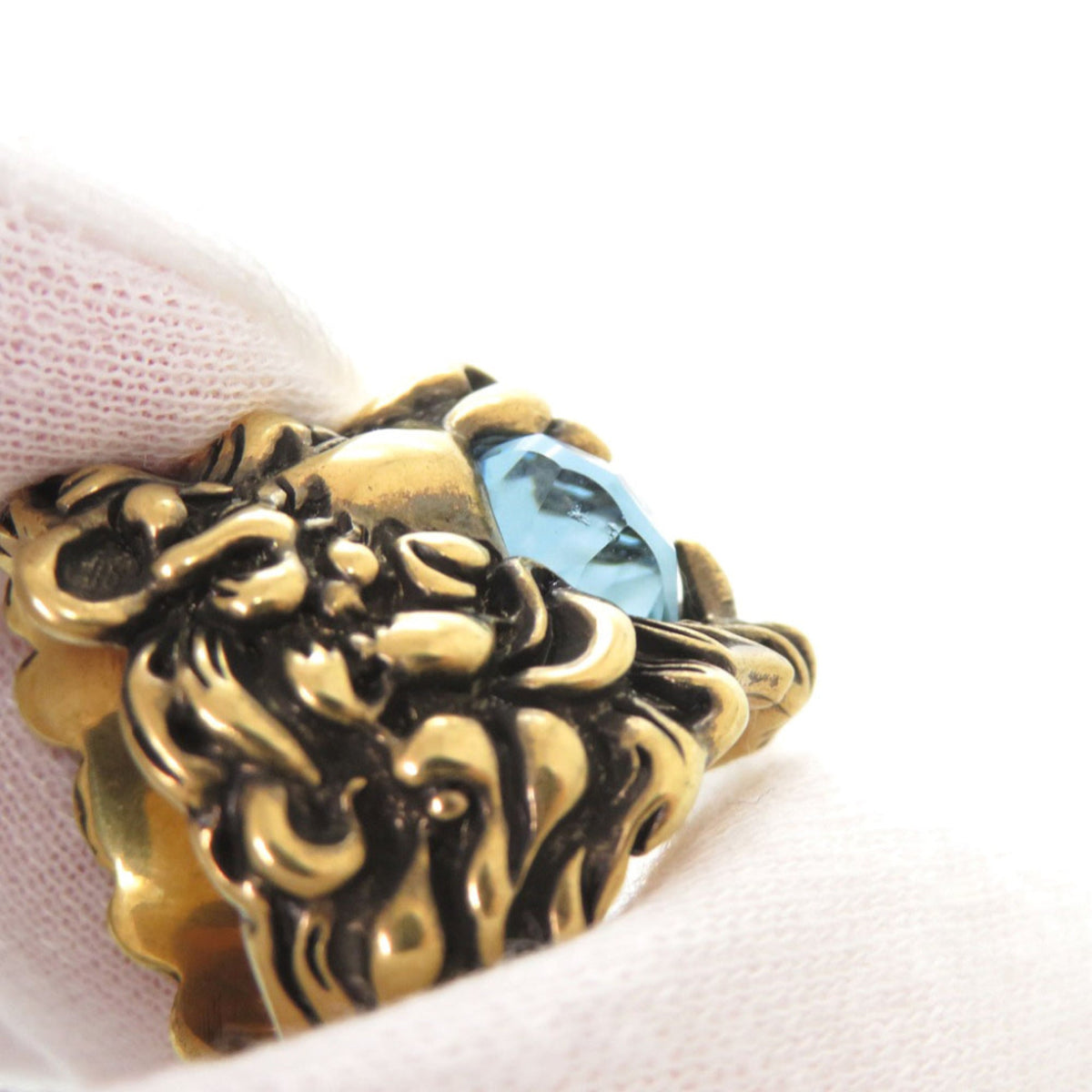 Gucci Gold Metal Band Ring (Pre-Owned)
