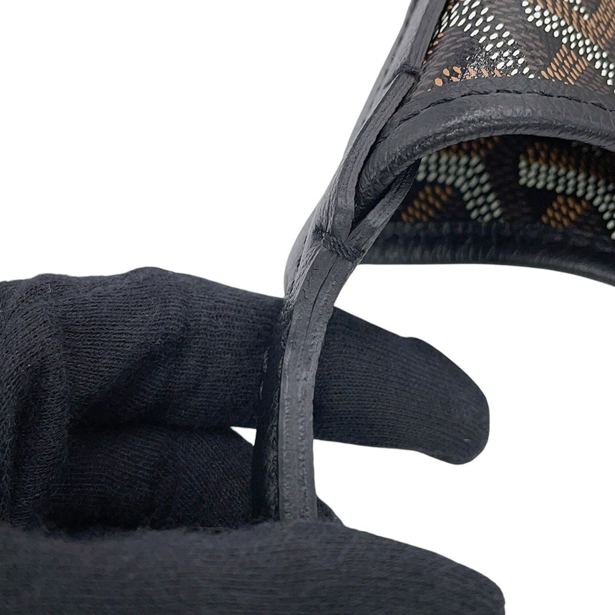 Goyard Black Pvc Leather Handbag Pouch Shoulder Bag (Pre-Owned)