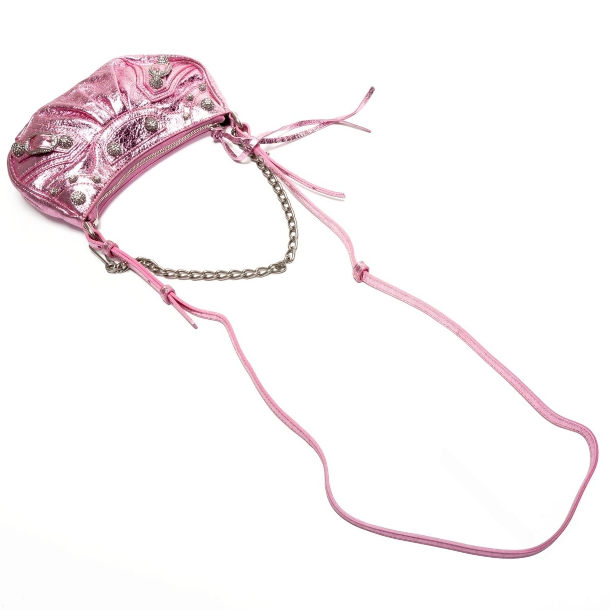 Balenciaga Metallic Pink Shoulder Bag (Pre-Owned)