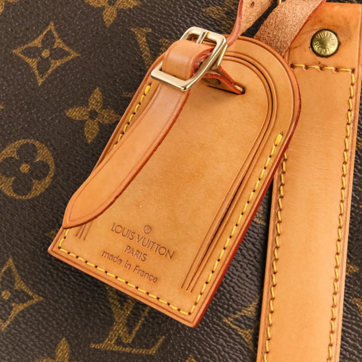 Louis Vuitton Brown Monogram Canvas Boston Bag (Pre-Owned)