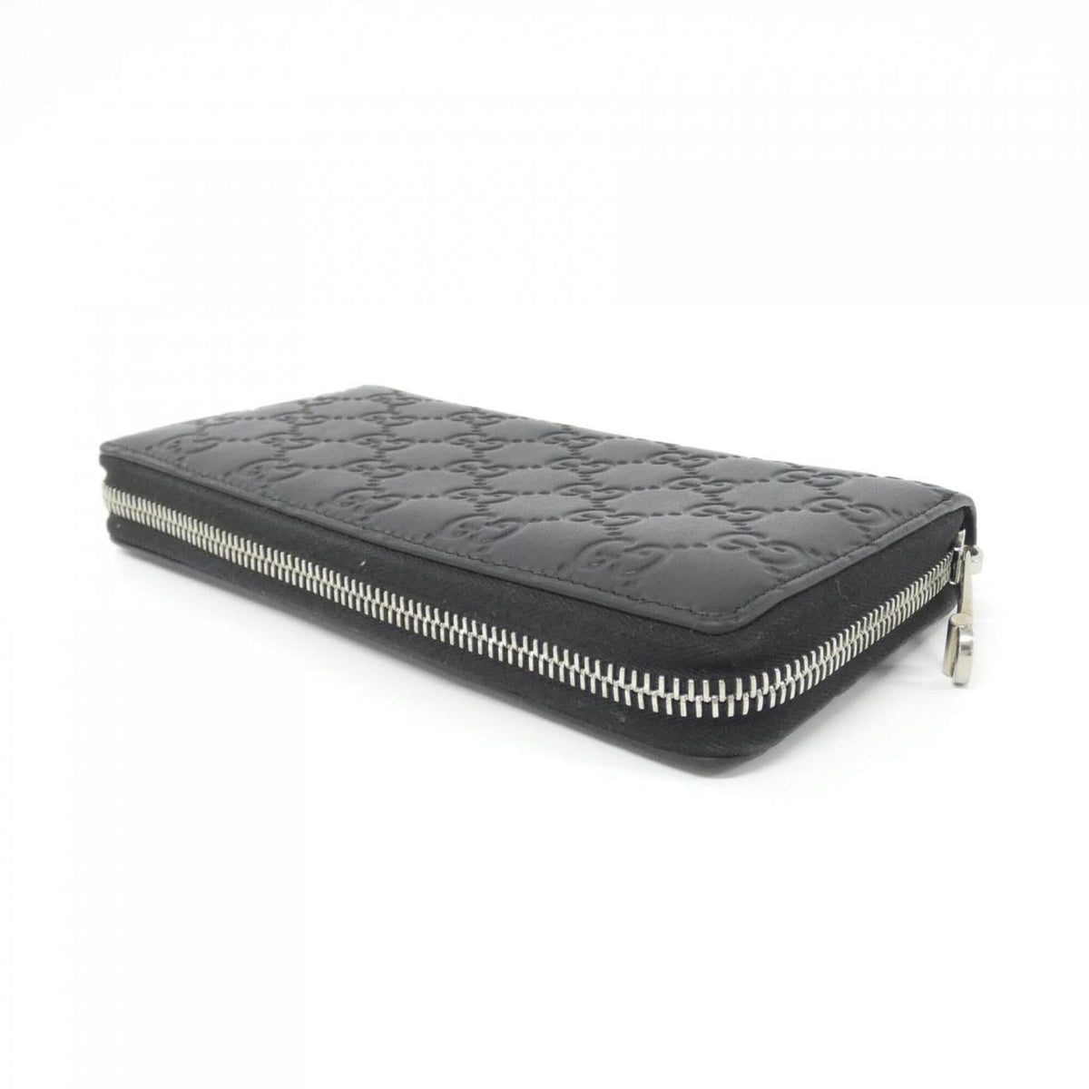 Gucci Black Leather Long Wallet (Bi-Fold) (Pre-Owned)